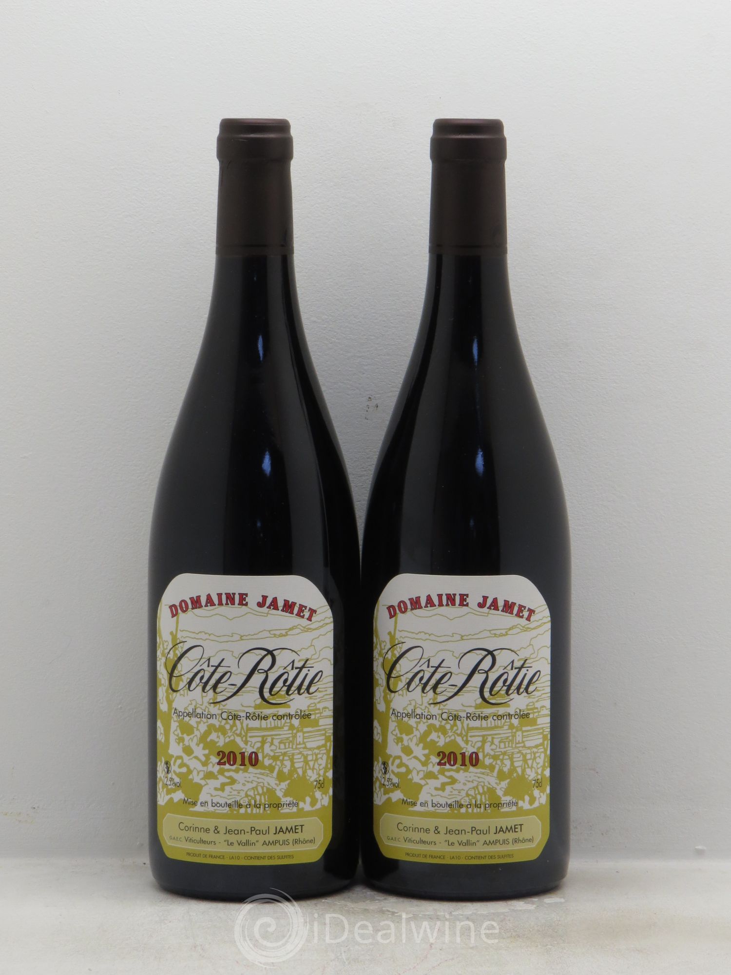 Côte-Rôtie Jamet (Domaine) 2010 - Lot de 2 bouteilles - 0