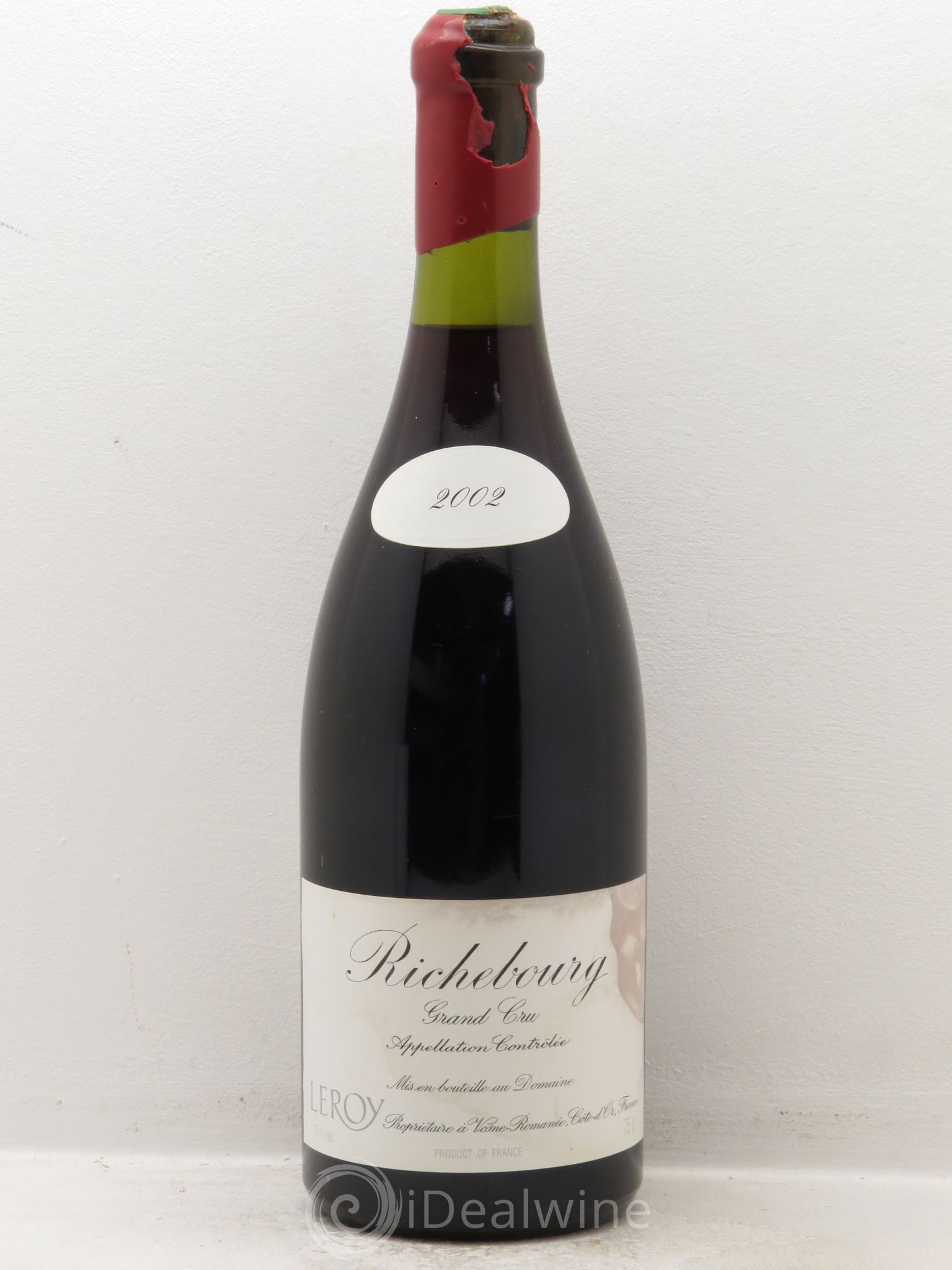 Richebourg Grand Cru Leroy (Domaine) 2002 - Lot de 1 bouteille - 0