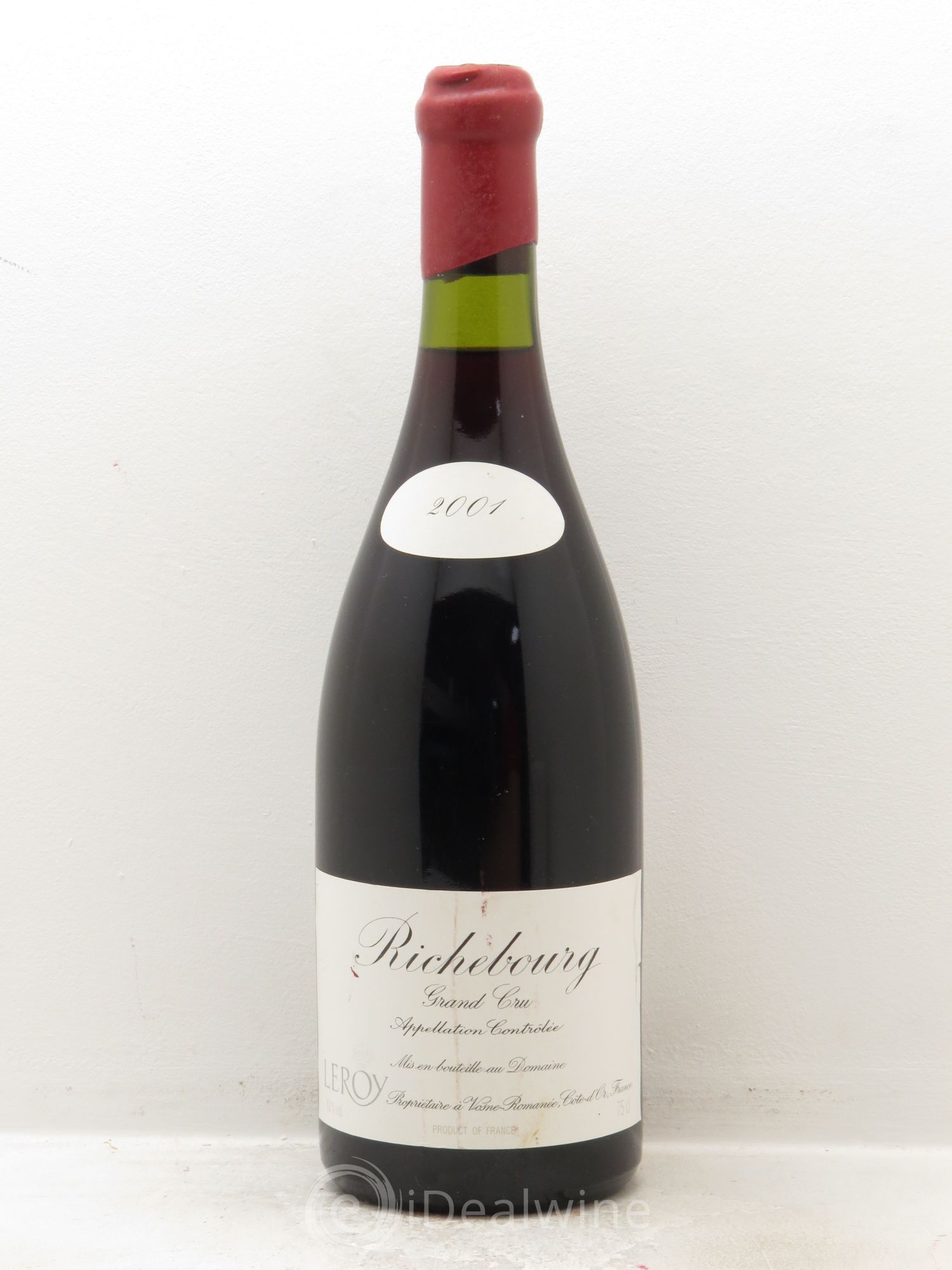 Richebourg Grand Cru Leroy (Domaine) 2001 - Lot de 1 bouteille - 0