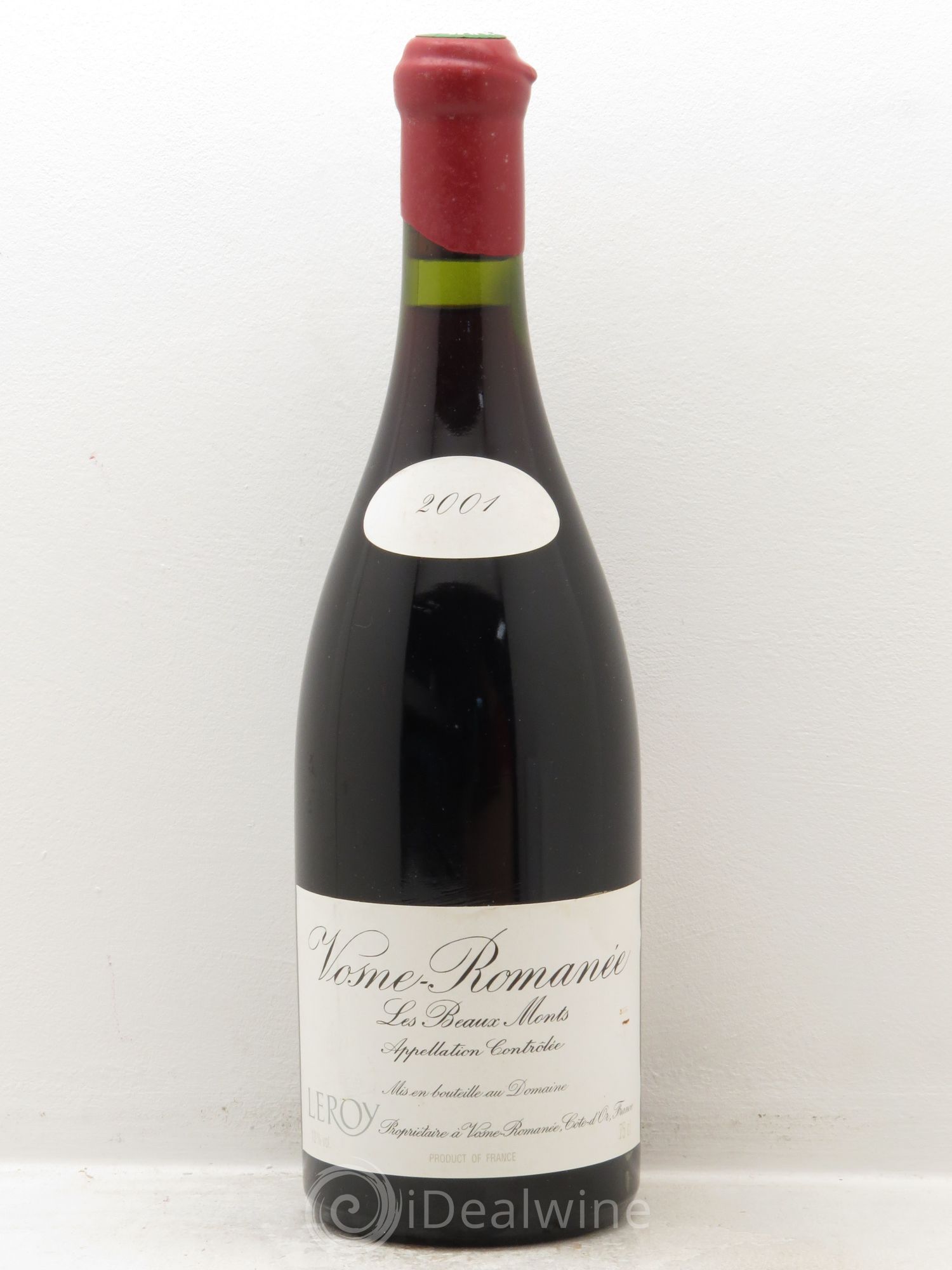 Vosne-Romanée 1er Cru Les Beaux-Monts Leroy (Domaine) 2001 - Lot de 1 bouteille - 0