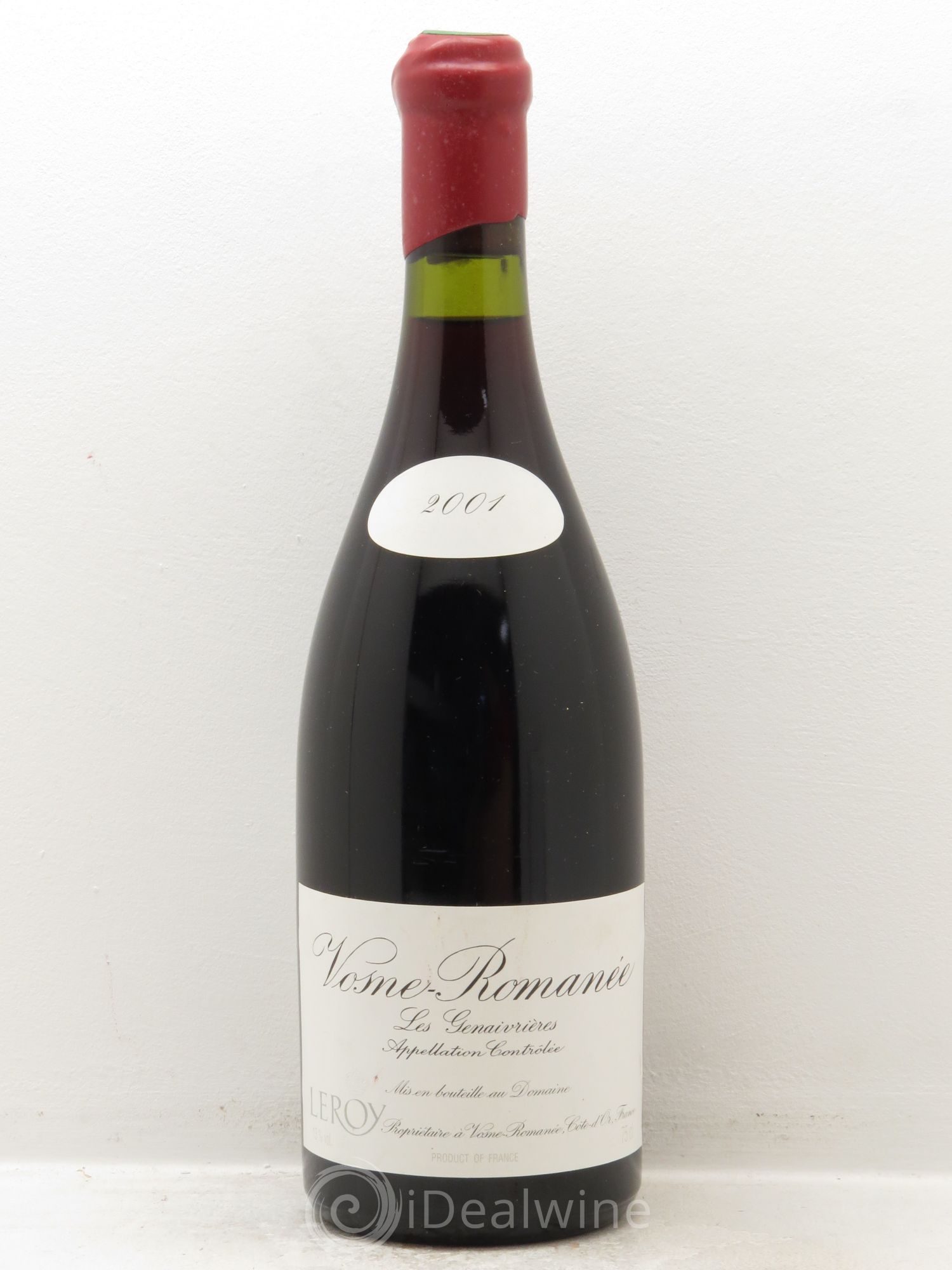 Vosne-Romanée Les Genaivrières Leroy (Domaine) 2001 - Lot de 1 bouteille - 0