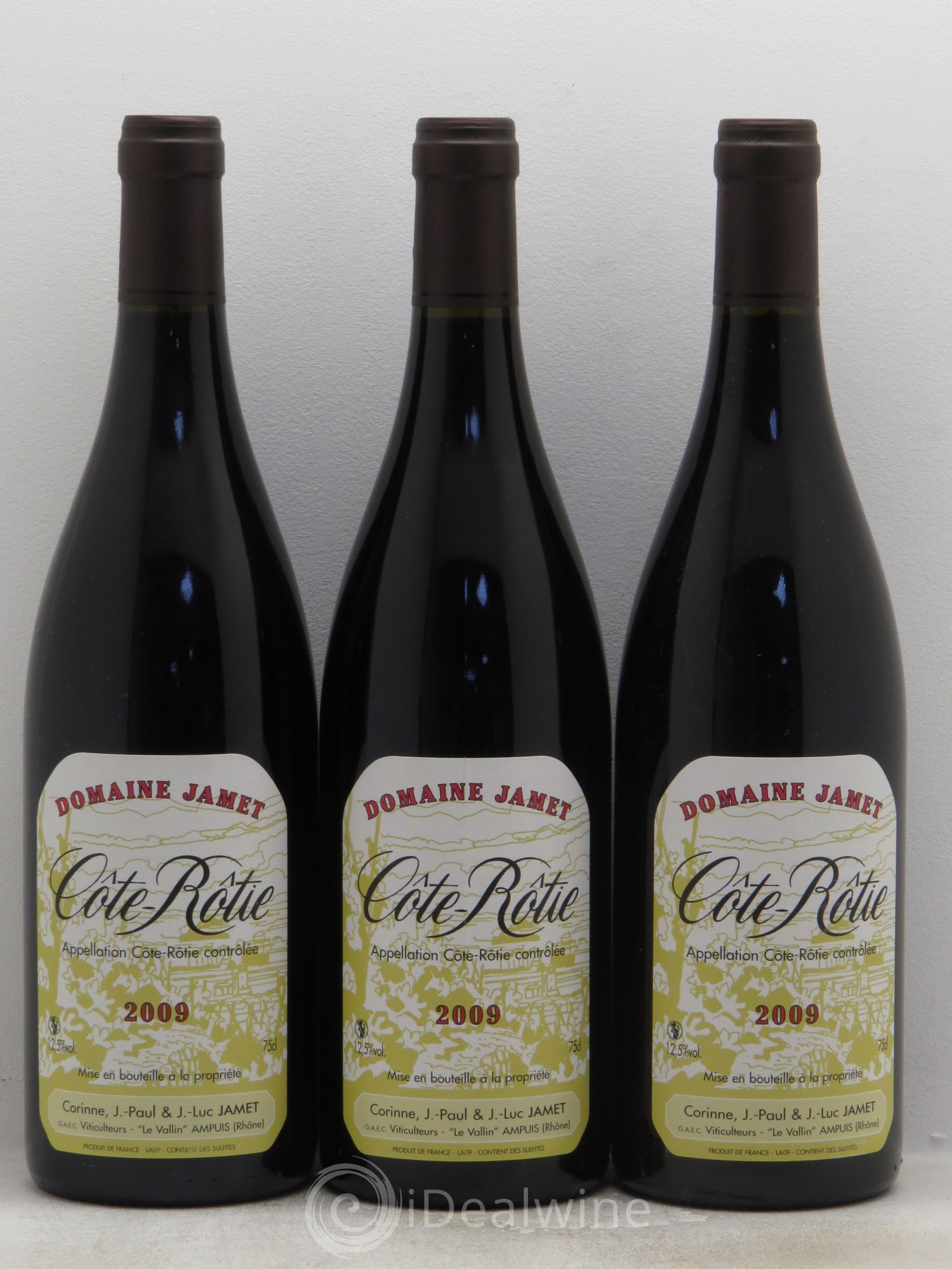 Côte-Rôtie Jamet (Domaine) 2009 - Lot de 3 bouteilles - 0