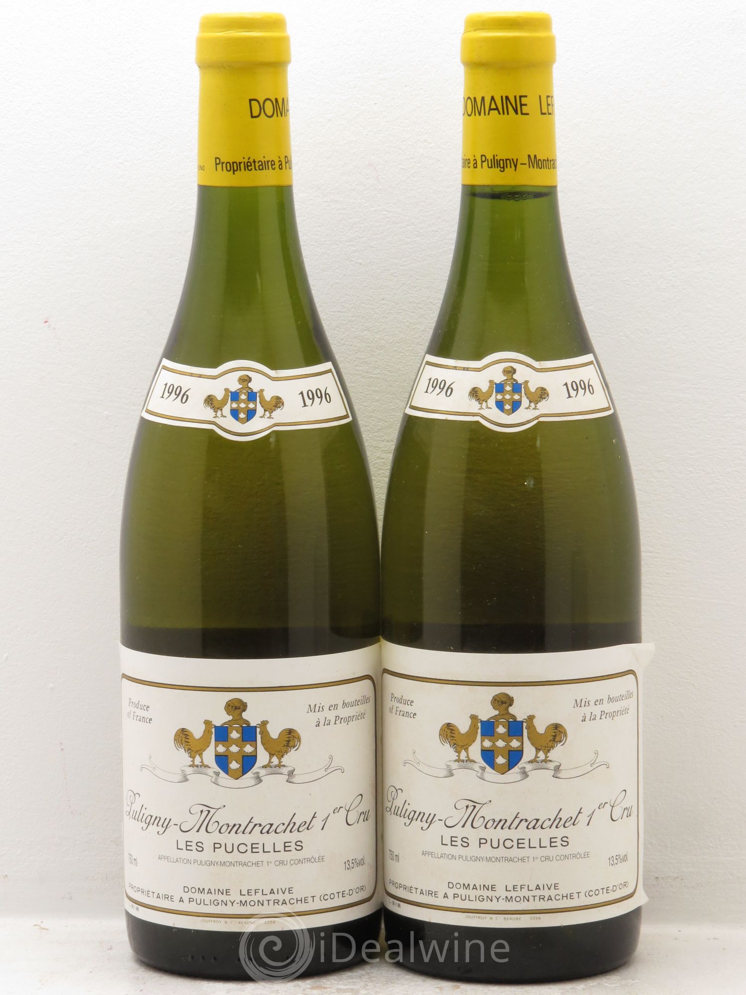 Puligny-Montrachet 1er Cru Les Pucelles Leflaive (Domaine) 1996 - Lot de 2 bouteilles - 0