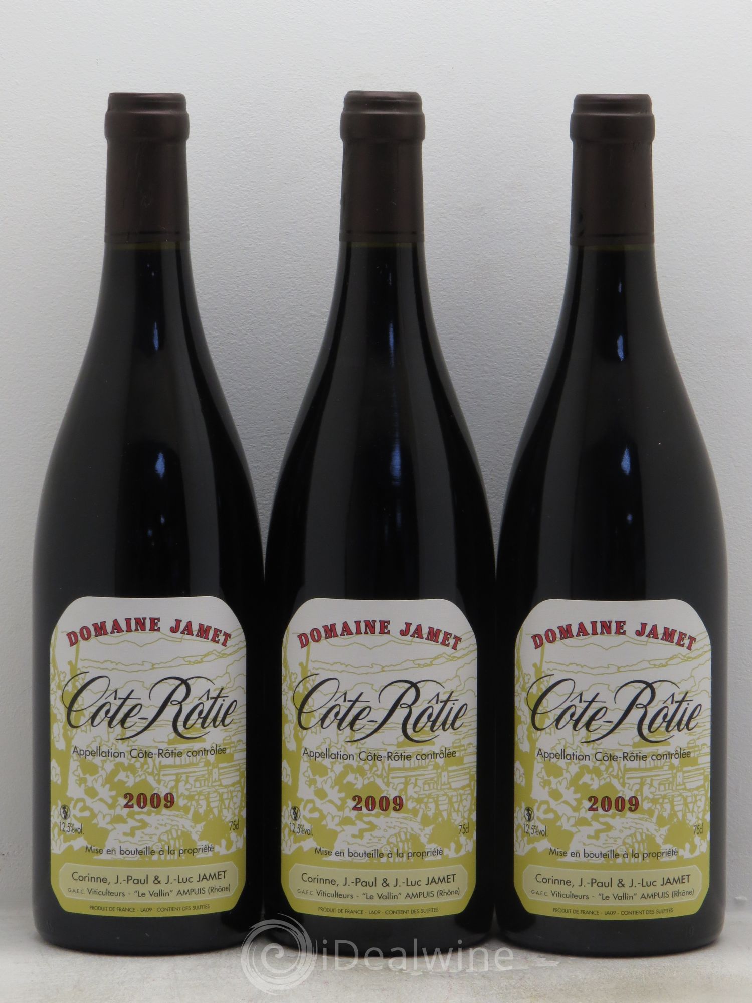 Côte-Rôtie Jamet (Domaine) 2009 - Lot de 3 bouteilles - 0