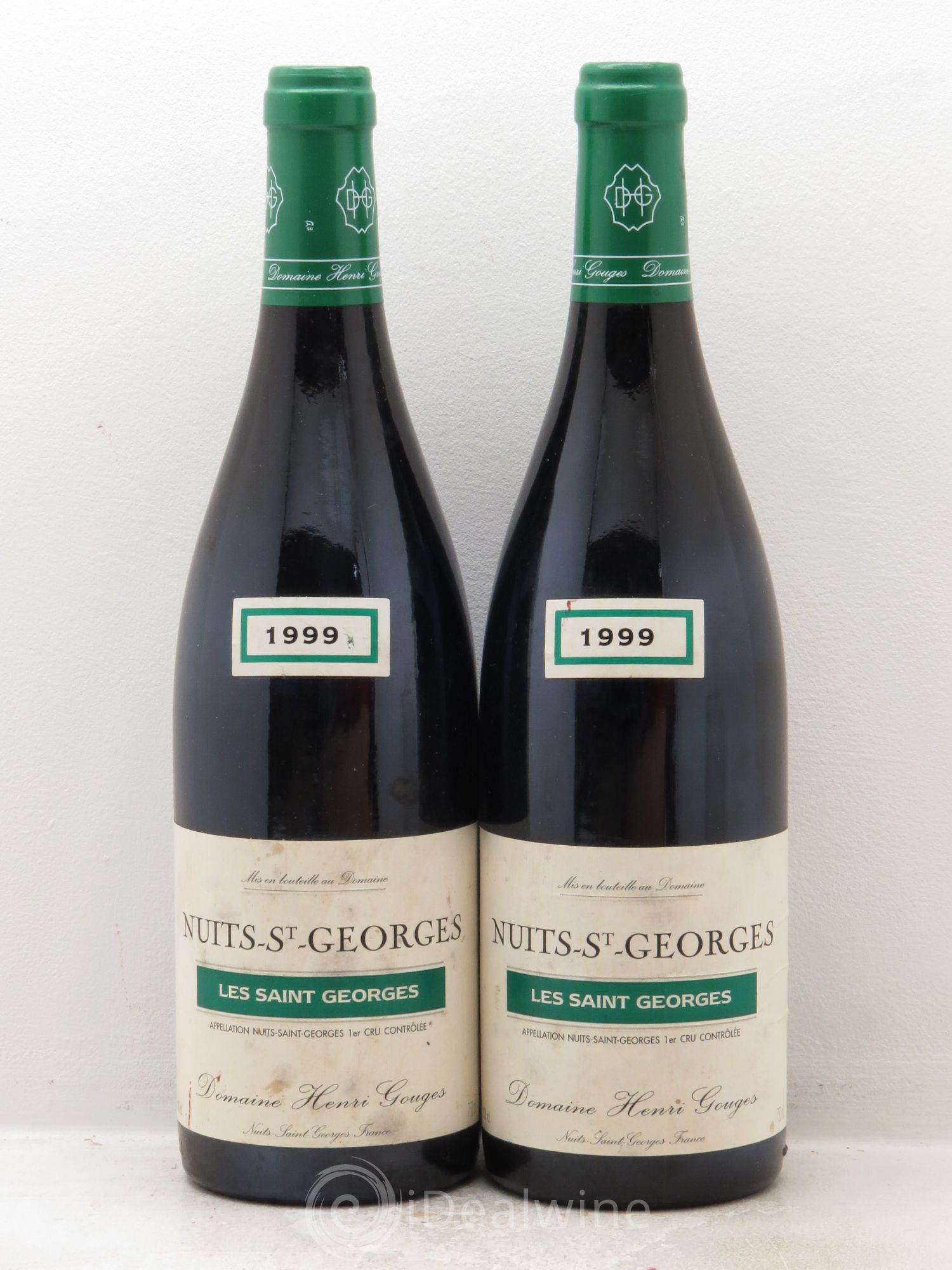 Nuits-Saint-Georges 1er Cru Les Saints Georges Henri Gouges 1999 - Posten von 2 Flaschen - 0