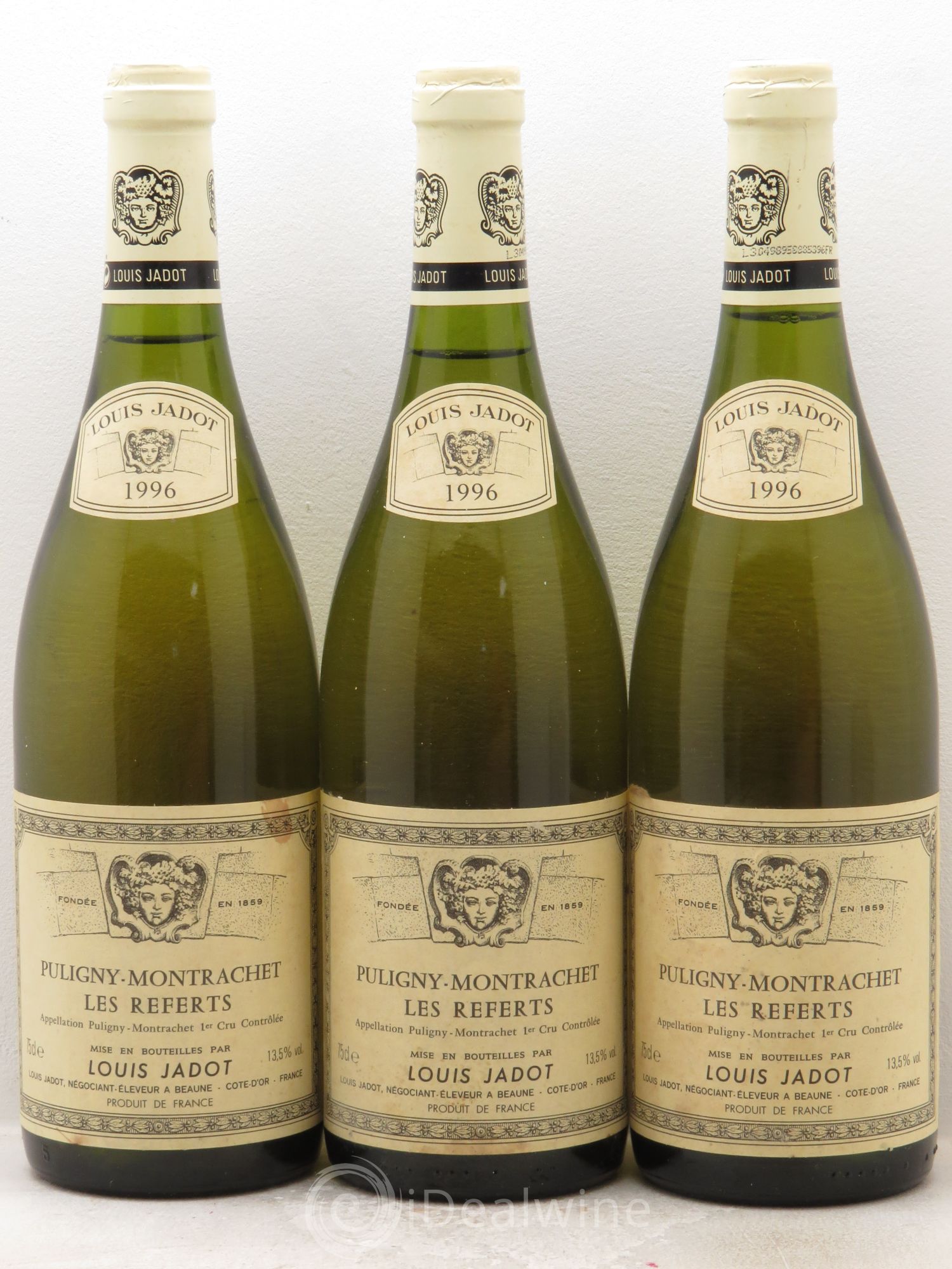 Puligny-Montrachet 1er Cru 1996 - Lot de 3 bouteilles - 0