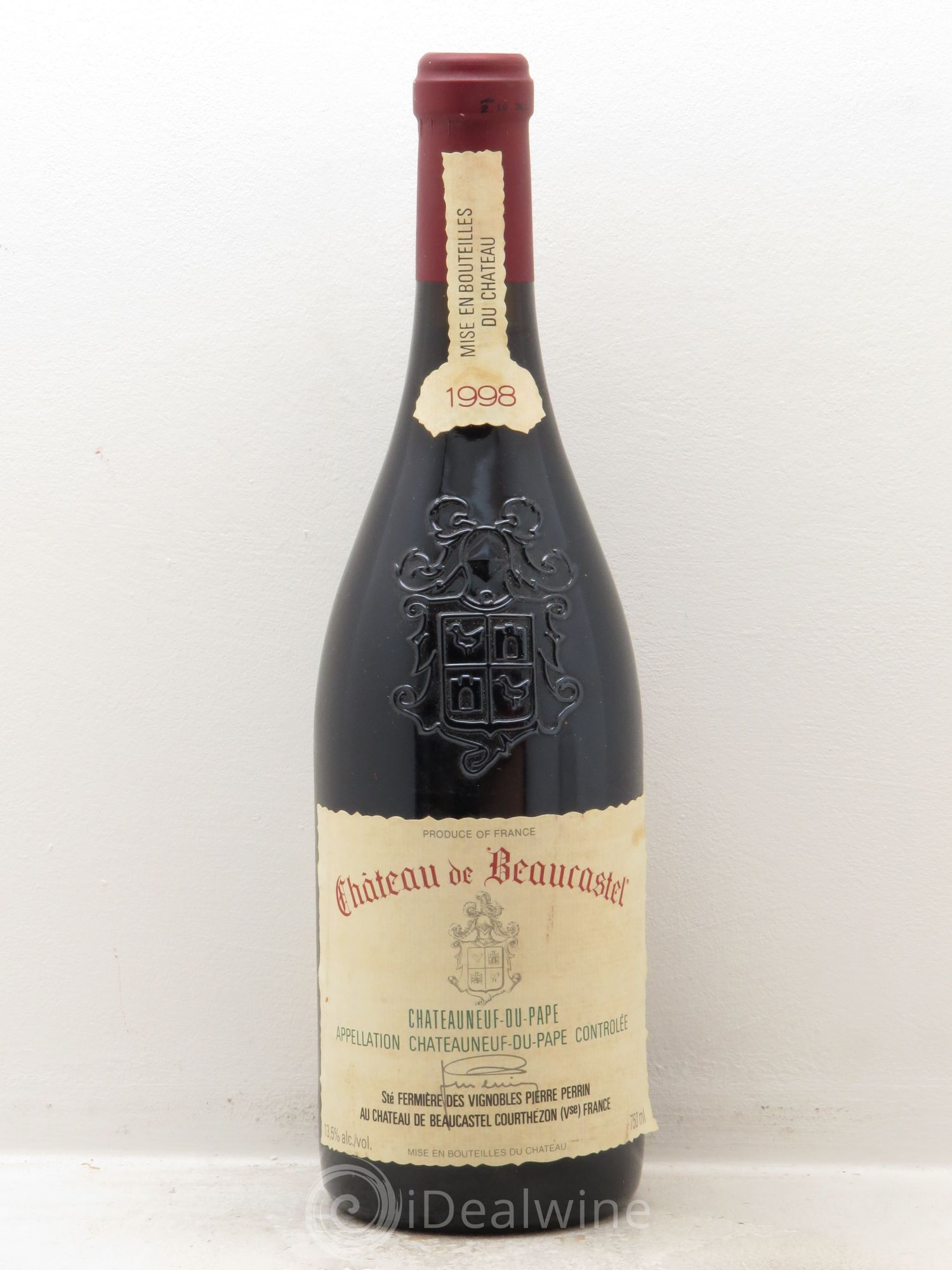 Châteauneuf-du-Pape Château de Beaucastel Famille Perrin 1998 - Lot de 1 bouteille - 0