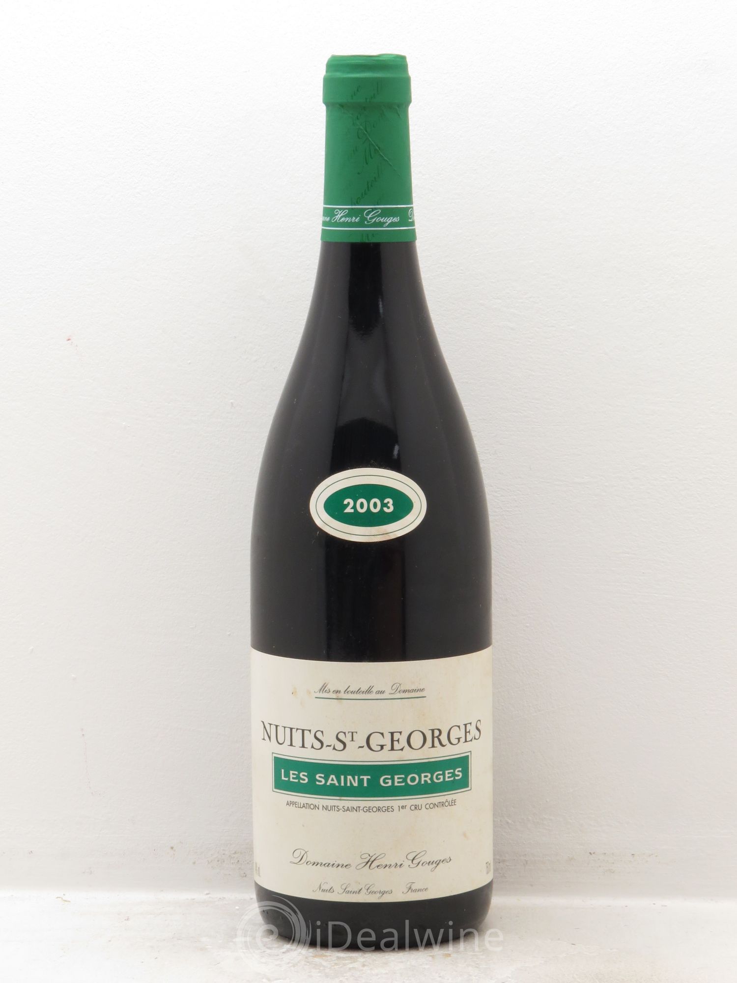Nuits-Saint-Georges 1er Cru Les Saints Georges Henri Gouges 2003 - Posten von 1 Flasche - 0