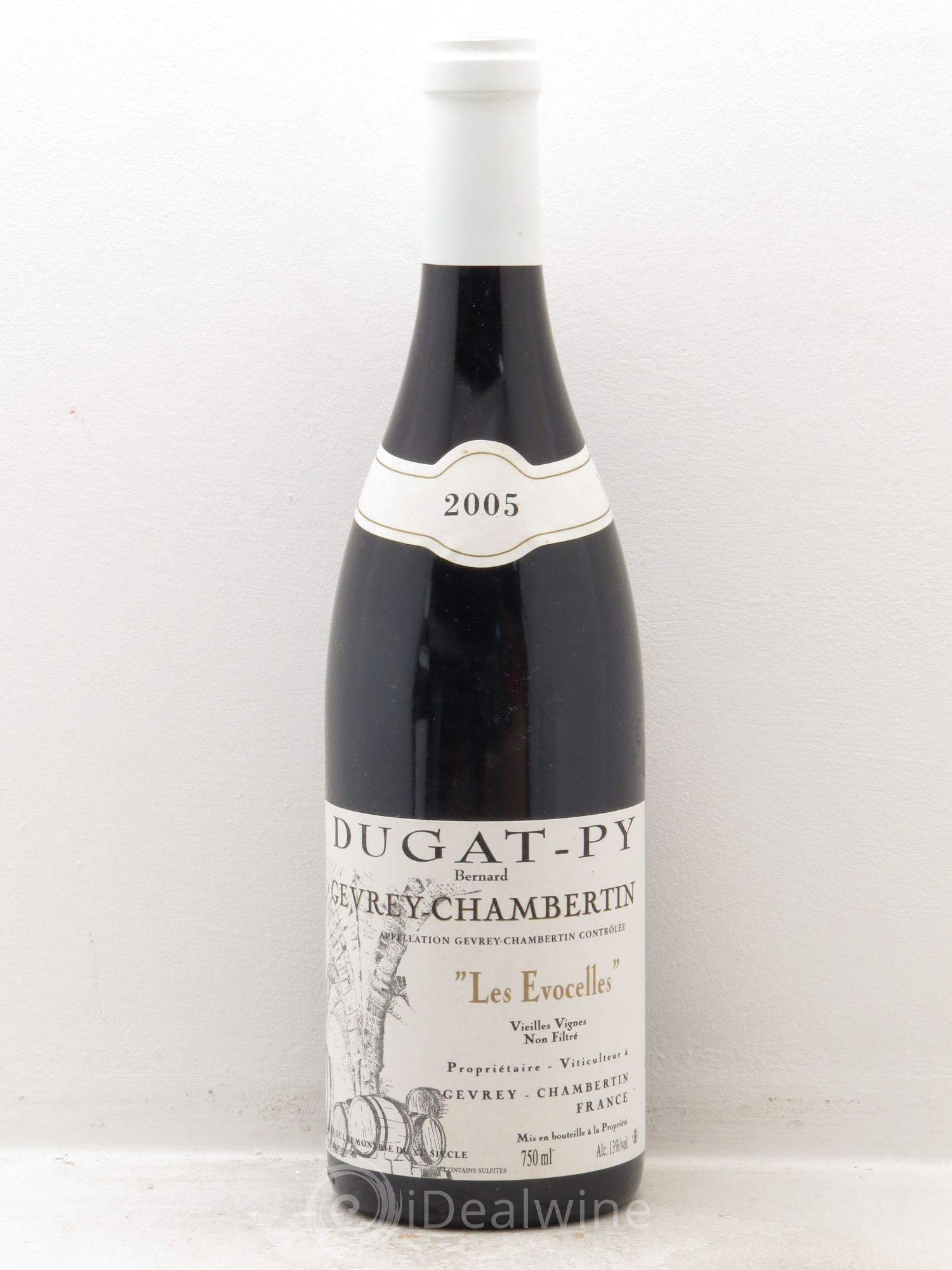 Gevrey-Chambertin Les Evocelles Vieilles Vignes Dugat-Py Vieilles Vignes 2005 - Lot de 1 bouteille - 0