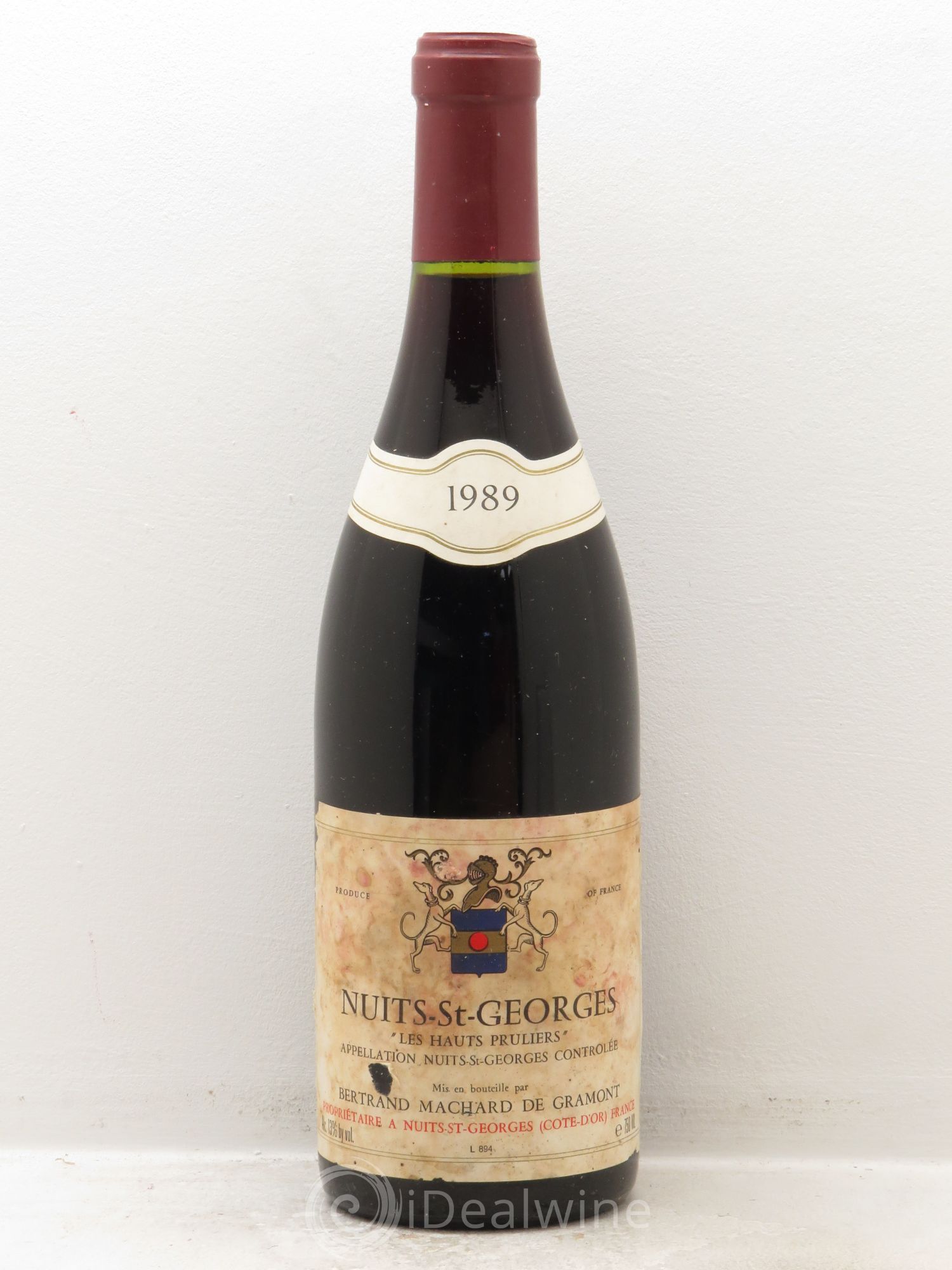 Nuits-Saint-Georges 1er Cru 1989 - Lot de 1 bouteille - 0