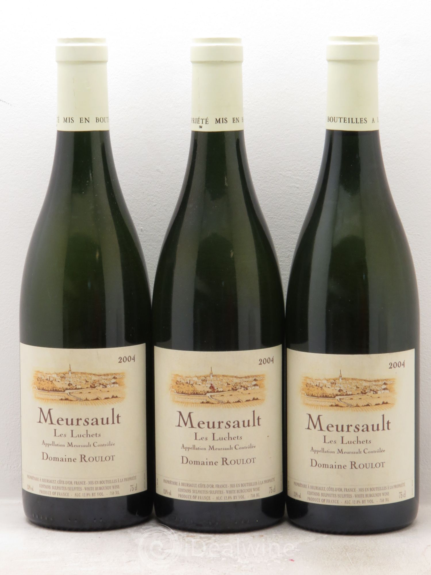 Meursault Luchets Roulot (Domaine) 2004 - Lot de 3 bouteilles - 0