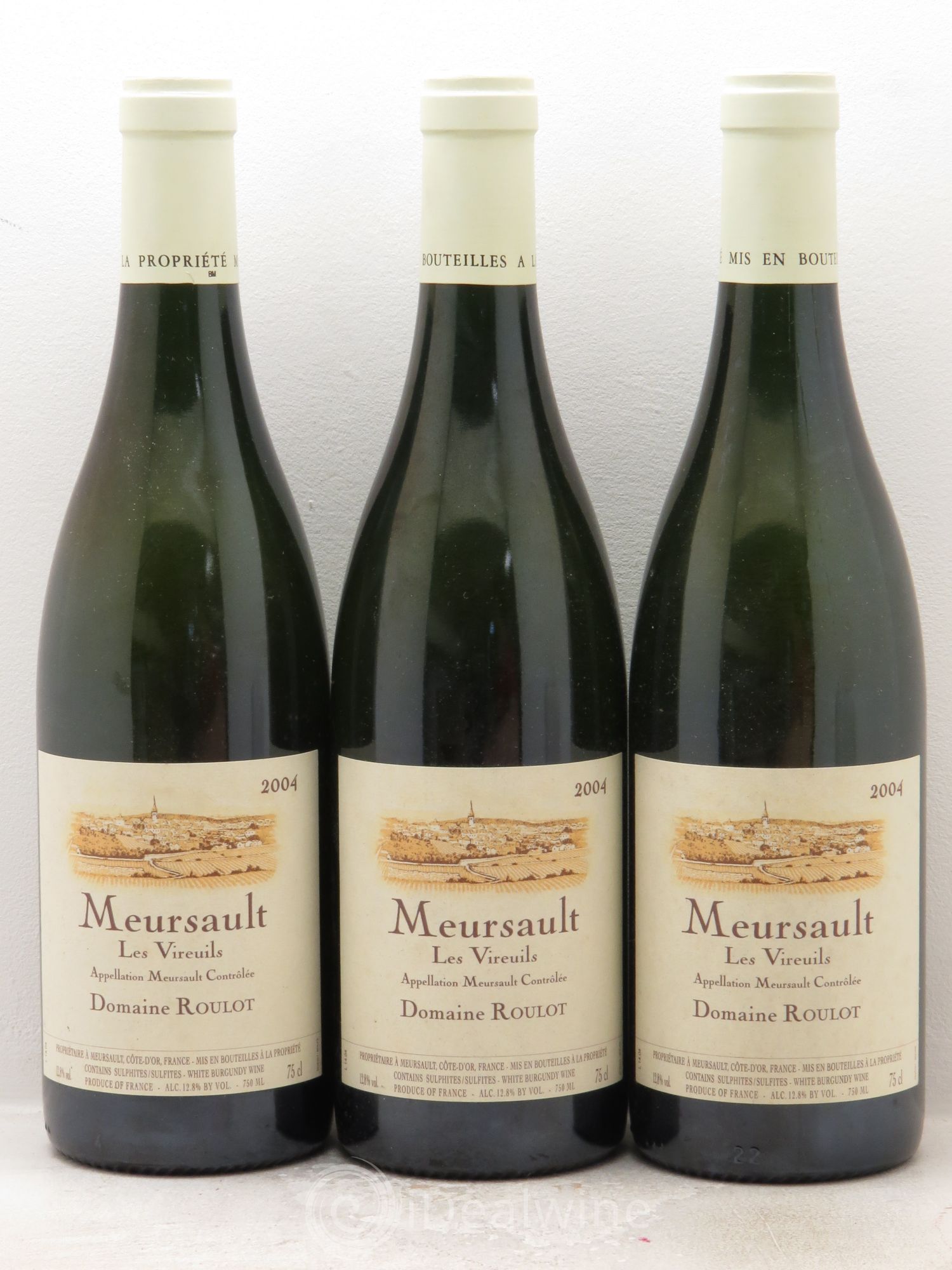 Meursault Les Vireuils Roulot (Domaine) 2004 - Lot de 3 bouteilles - 0