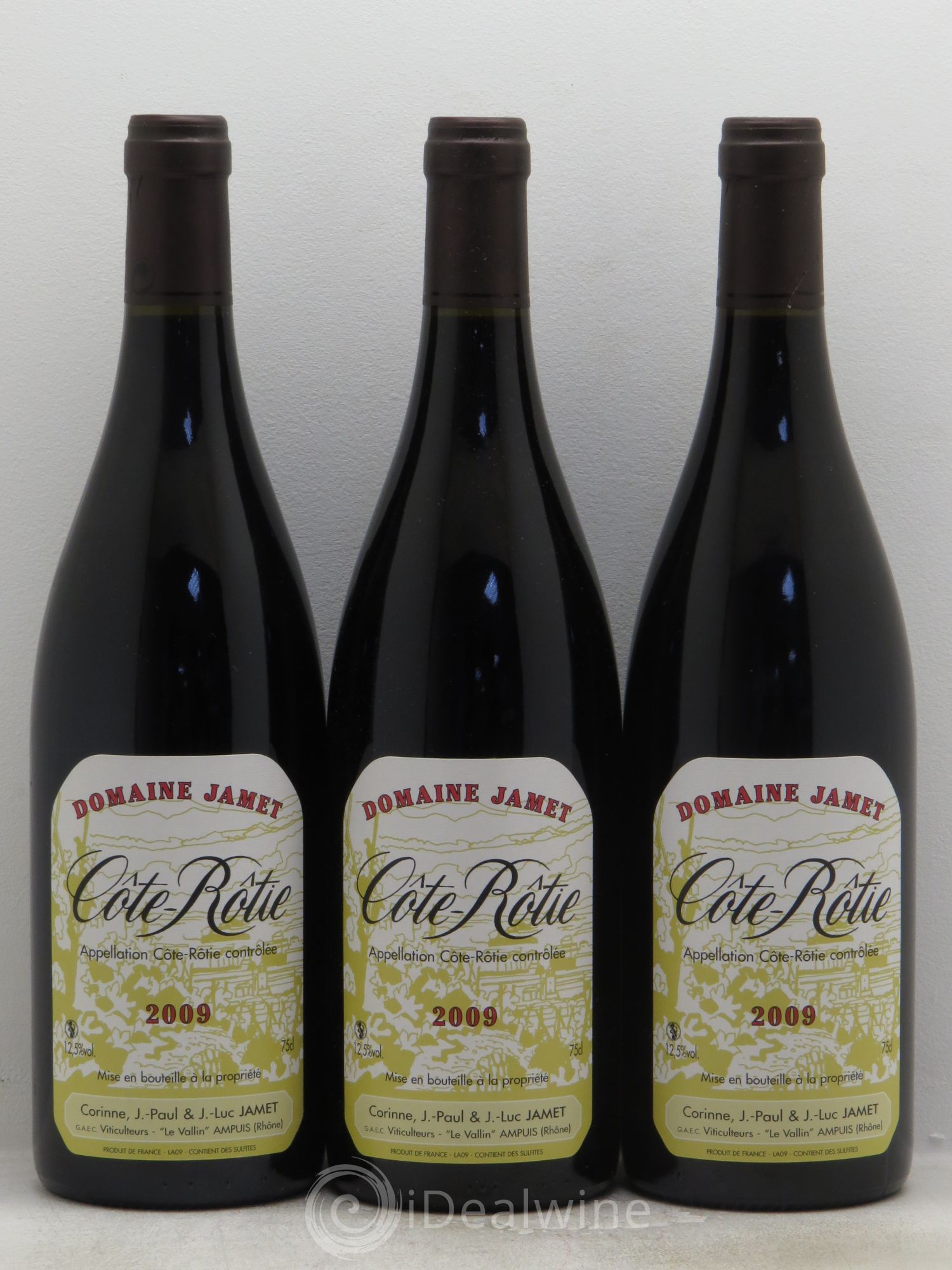 Côte-Rôtie Jamet (Domaine) 2009 - Lot de 3 bouteilles - 0