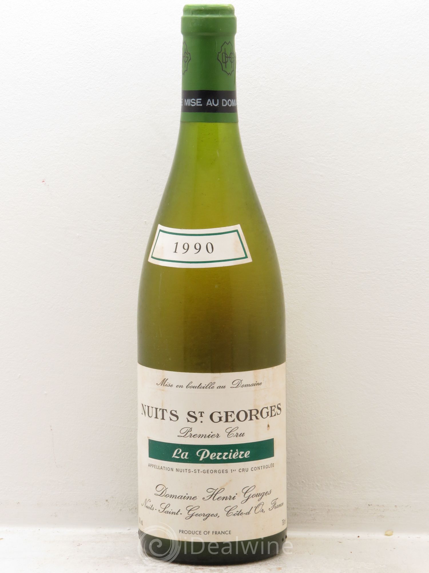 Nuits-Saint-Georges 1er Cru La Perrière Henri Gouges 1990 - Lot de 1 bouteille - 0