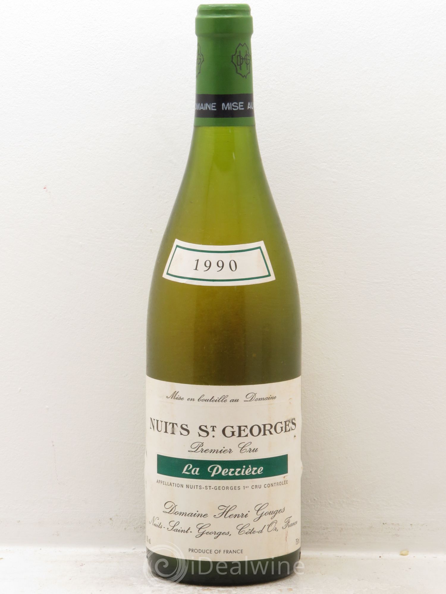 Nuits-Saint-Georges 1er Cru La Perrière Henri Gouges 1990 - Lot de 1 bouteille - 0