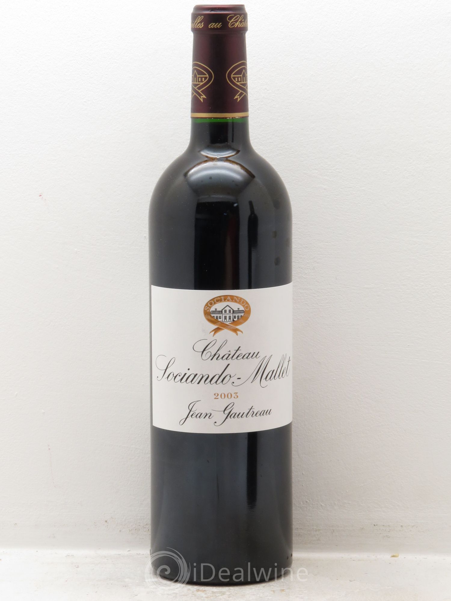 Château Sociando Mallet 2003 - Lot de 6 bouteilles - 0