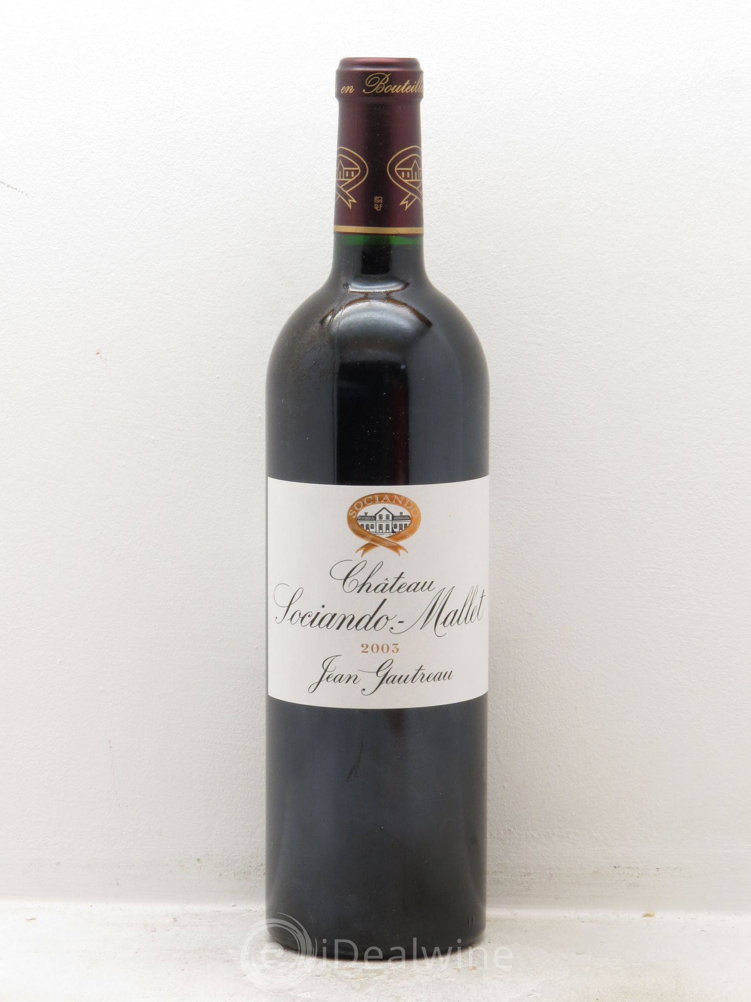 Château Sociando Mallet 2003 - Lot de 12 bouteilles - 0
