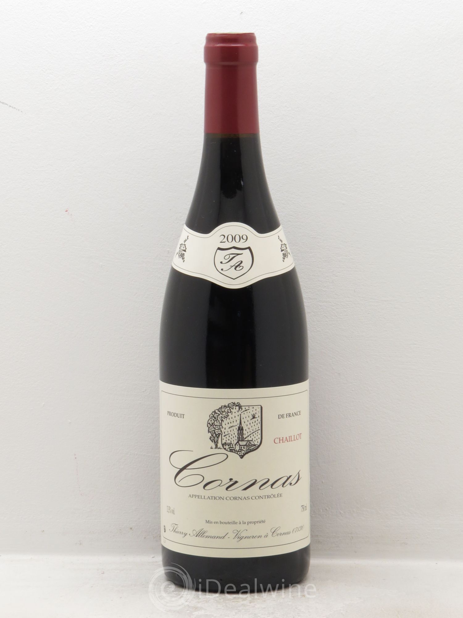 Cornas Chaillot Thierry Allemand 2009 - Lot de 6 bouteilles - 0