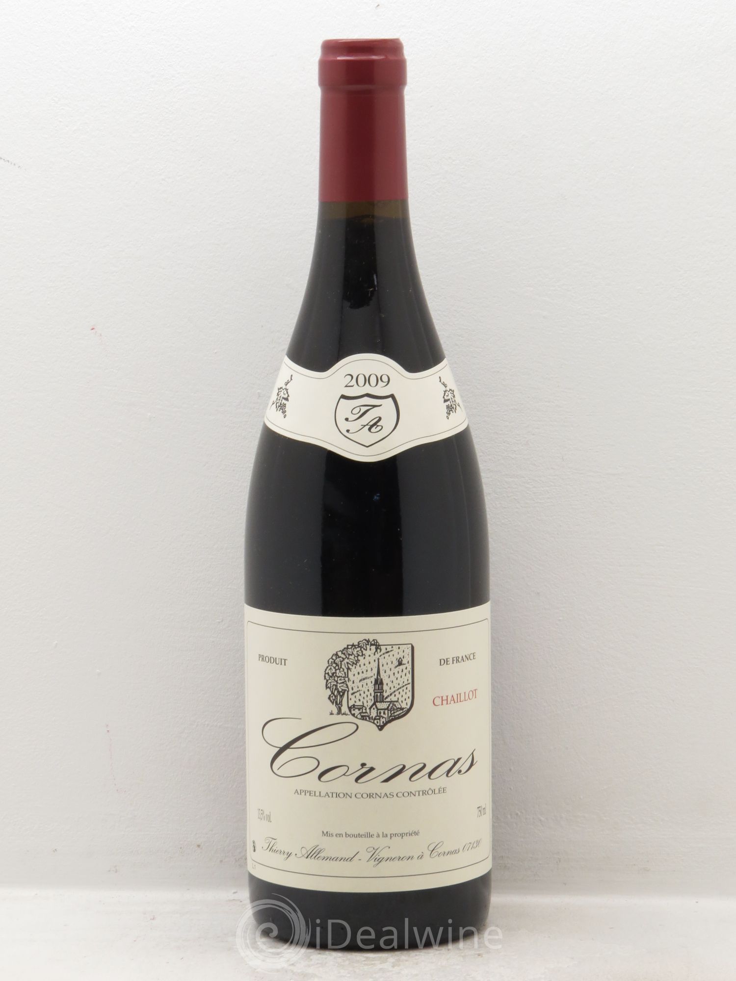 Cornas Chaillot Thierry Allemand 2009 - Lot de 1 bouteille - 0