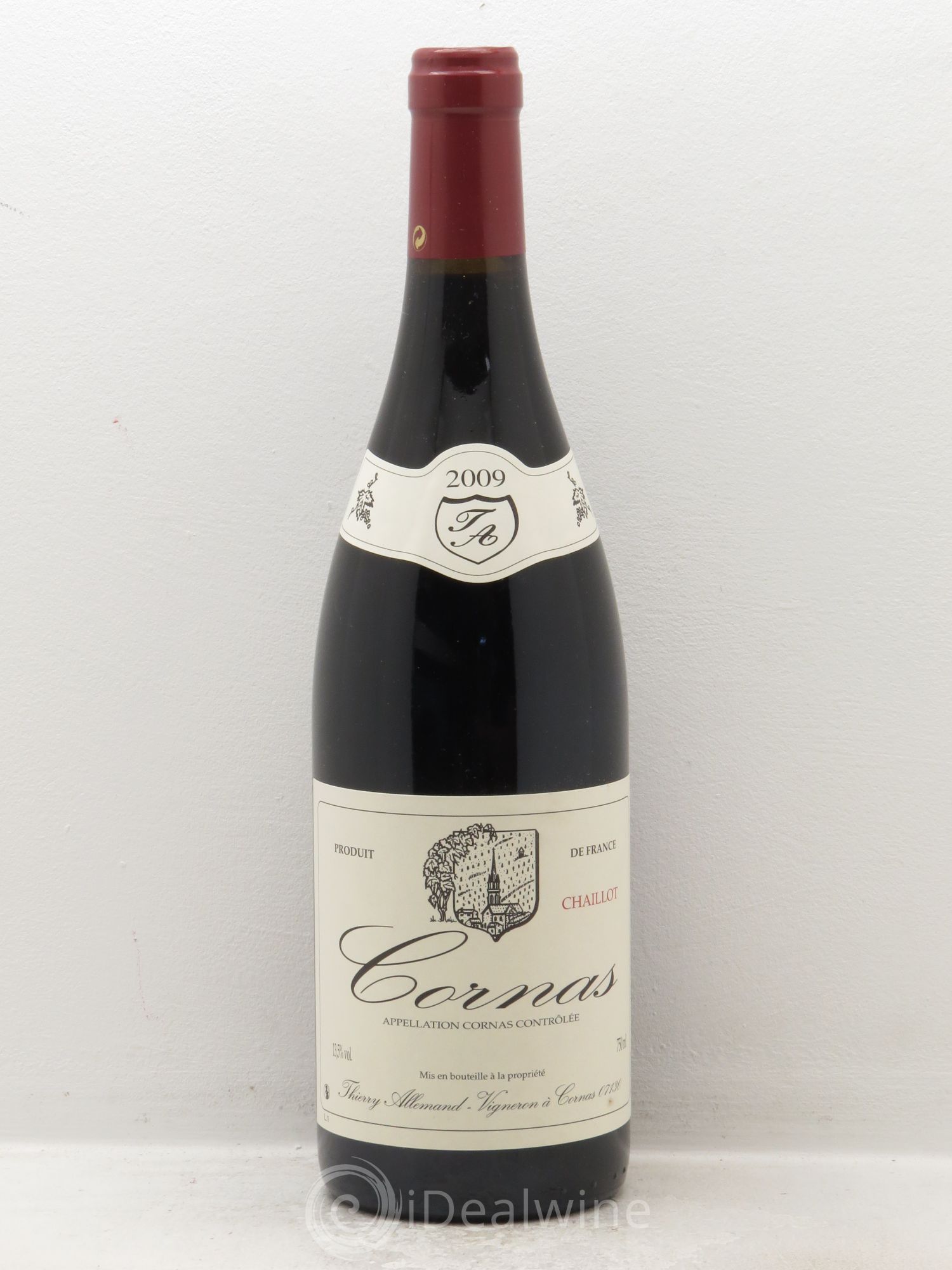 Cornas Chaillot Thierry Allemand 2009 - Lot de 6 bouteilles - 0