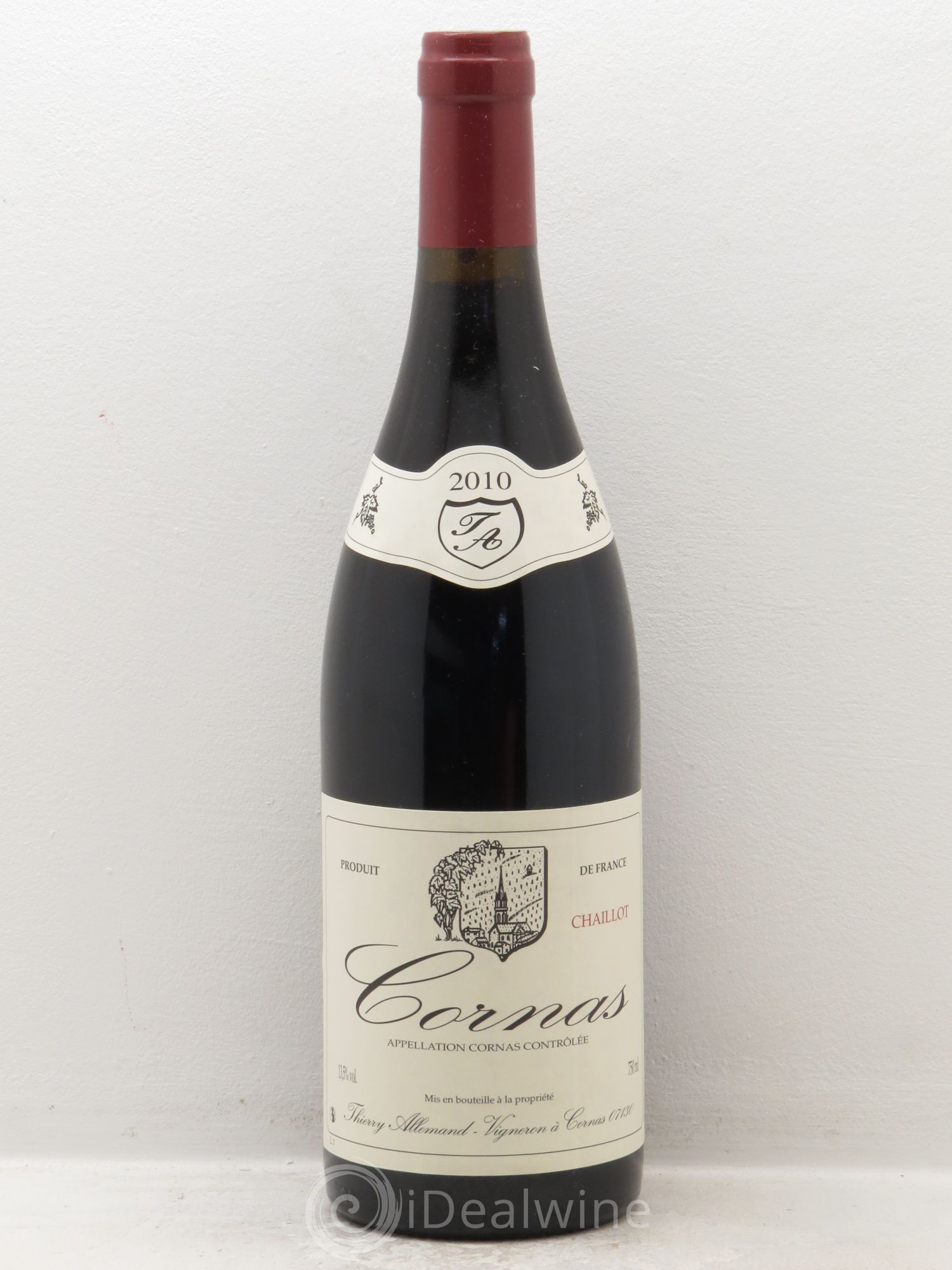 Cornas Chaillot Thierry Allemand 2010 - Lot de 1 bouteille - 0
