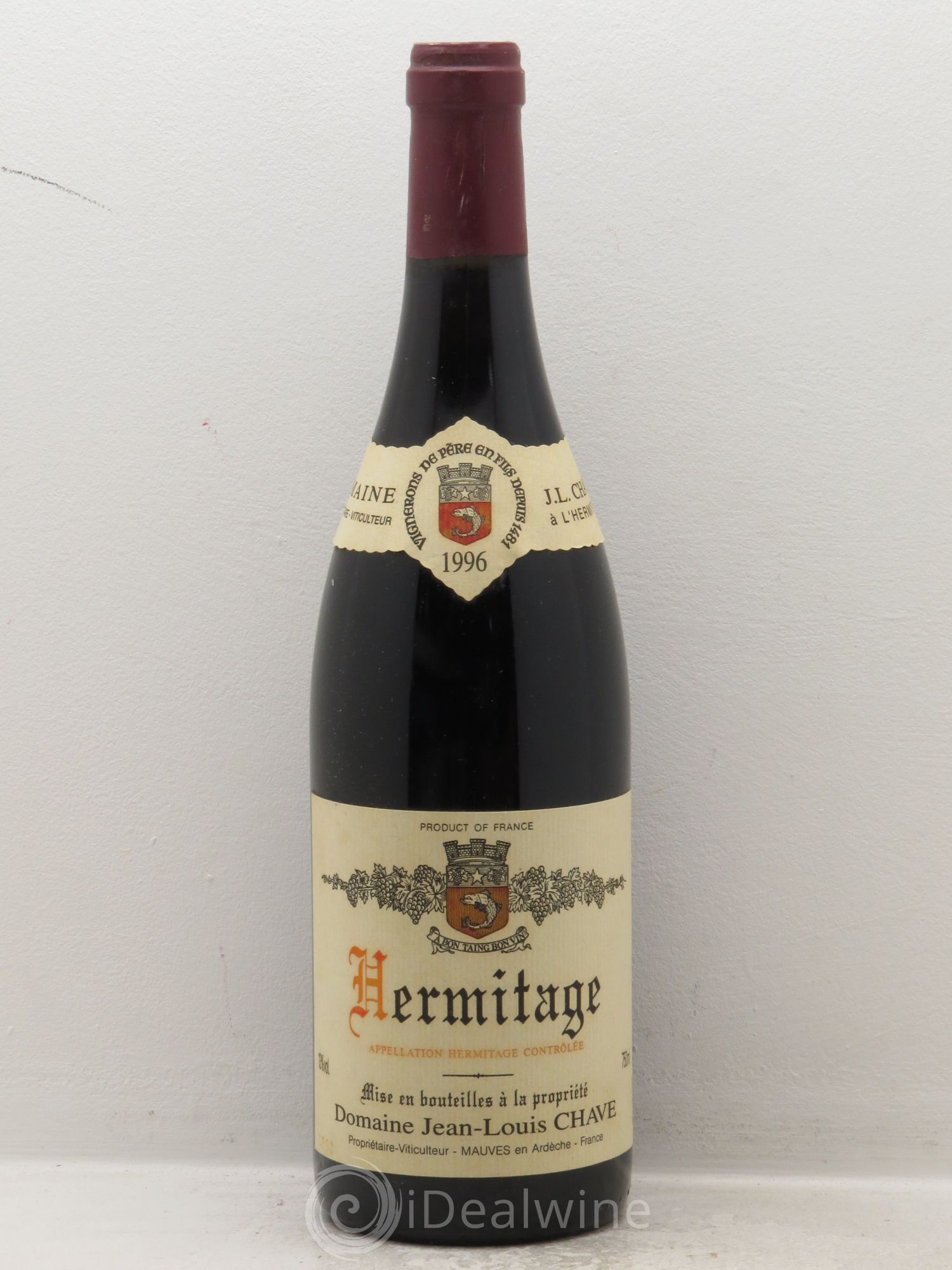 Hermitage Jean-Louis Chave 1996 - Lot de 1 bouteille - 0