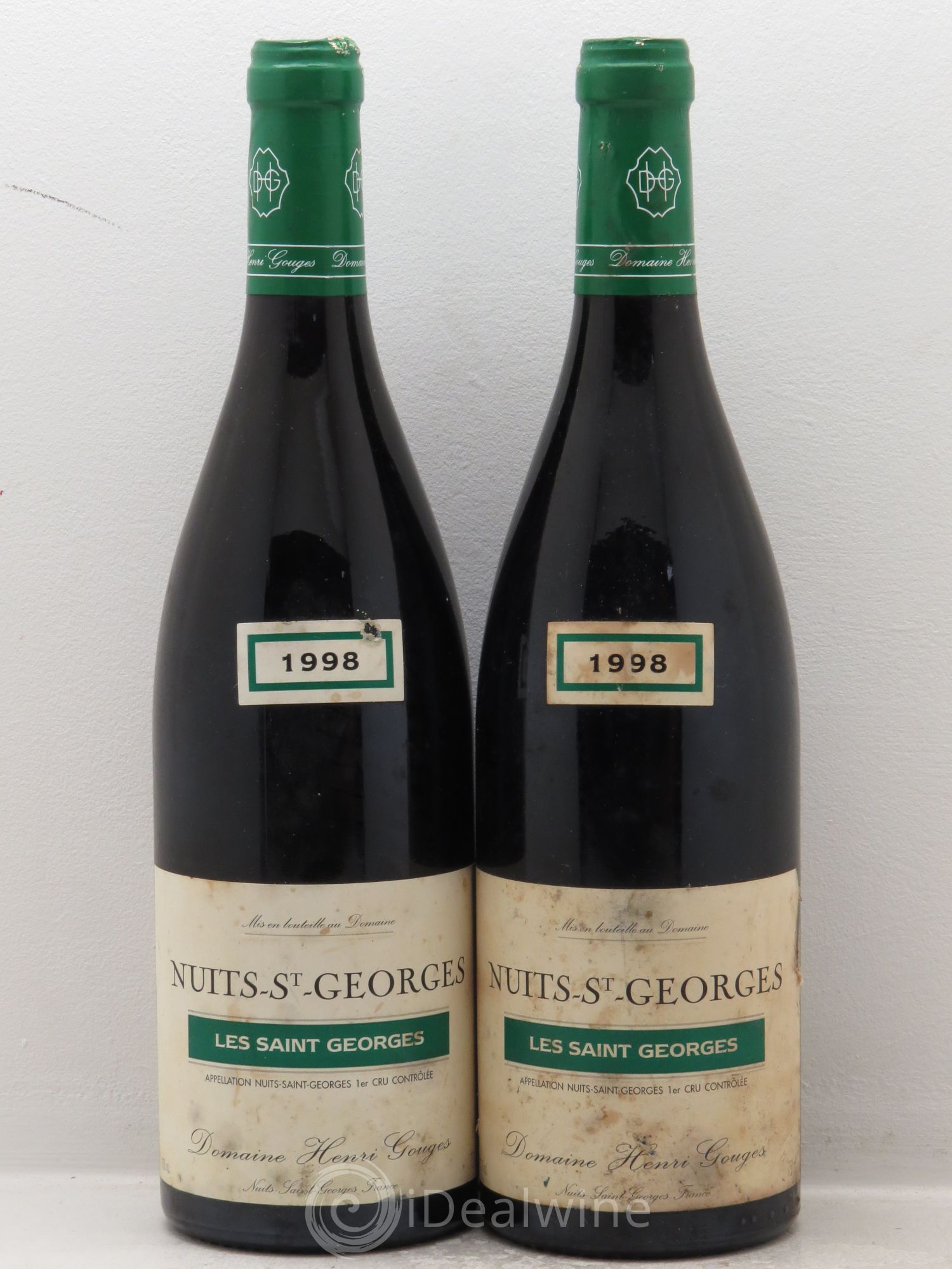 Nuits-Saint-Georges 1er Cru Les Saints Georges Henri Gouges 1998 - Lot de 2 bouteilles - 0