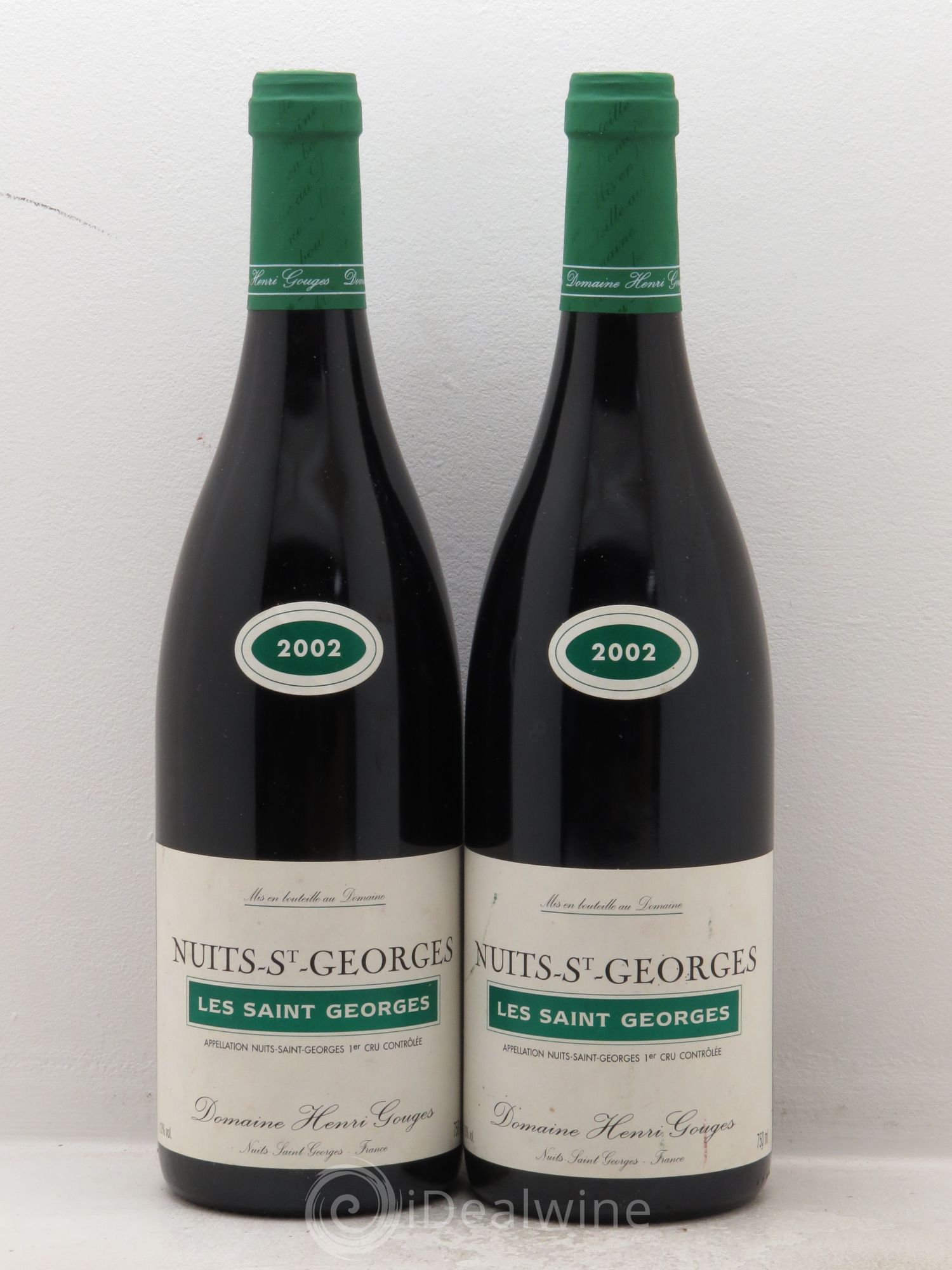 Nuits-Saint-Georges 1er Cru Les Saints Georges Henri Gouges 2002 - Lot de 2 bouteilles - 0