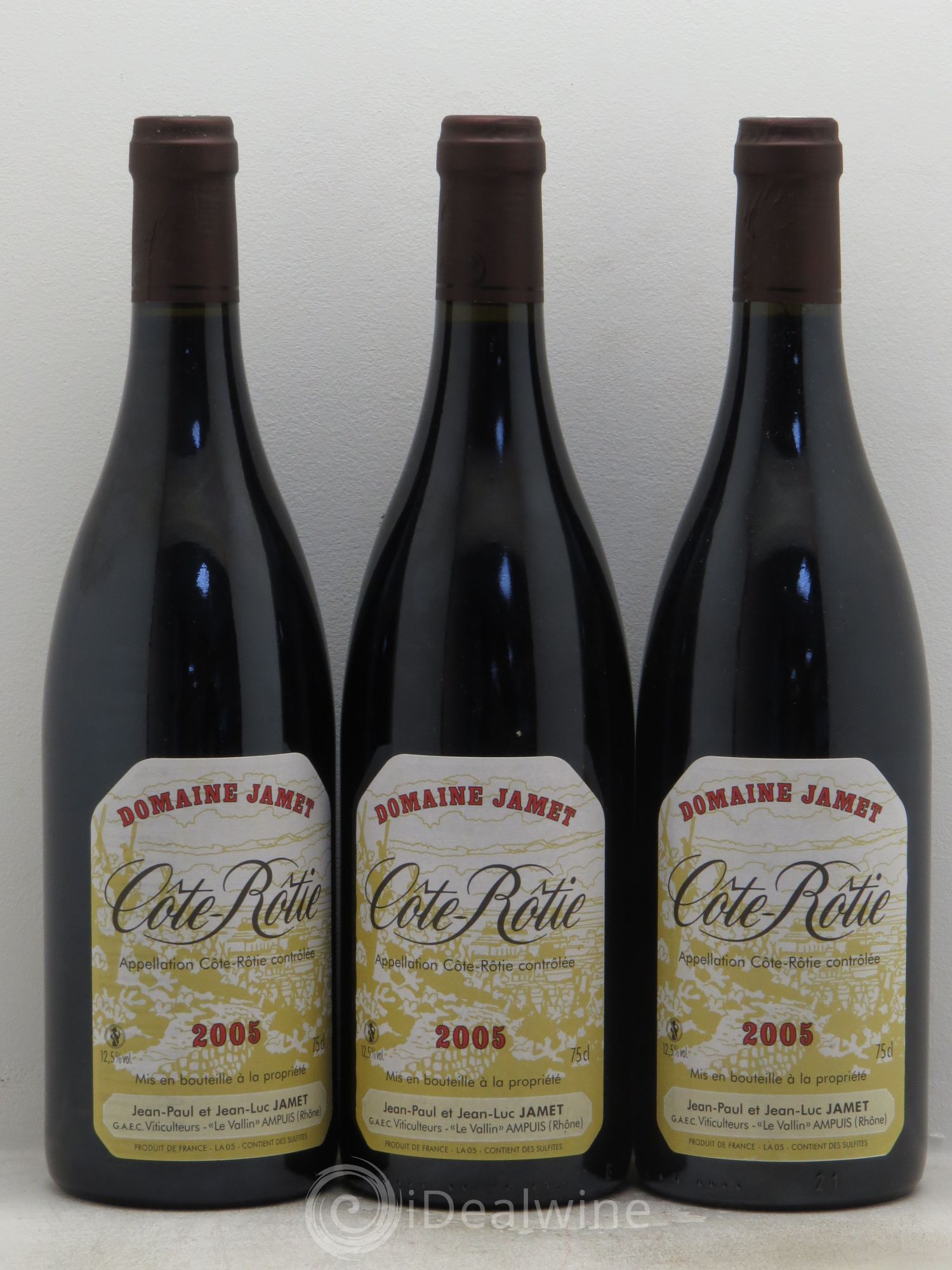 Côte-Rôtie Jamet (Domaine) 2005 - Lot de 3 bouteilles - 0