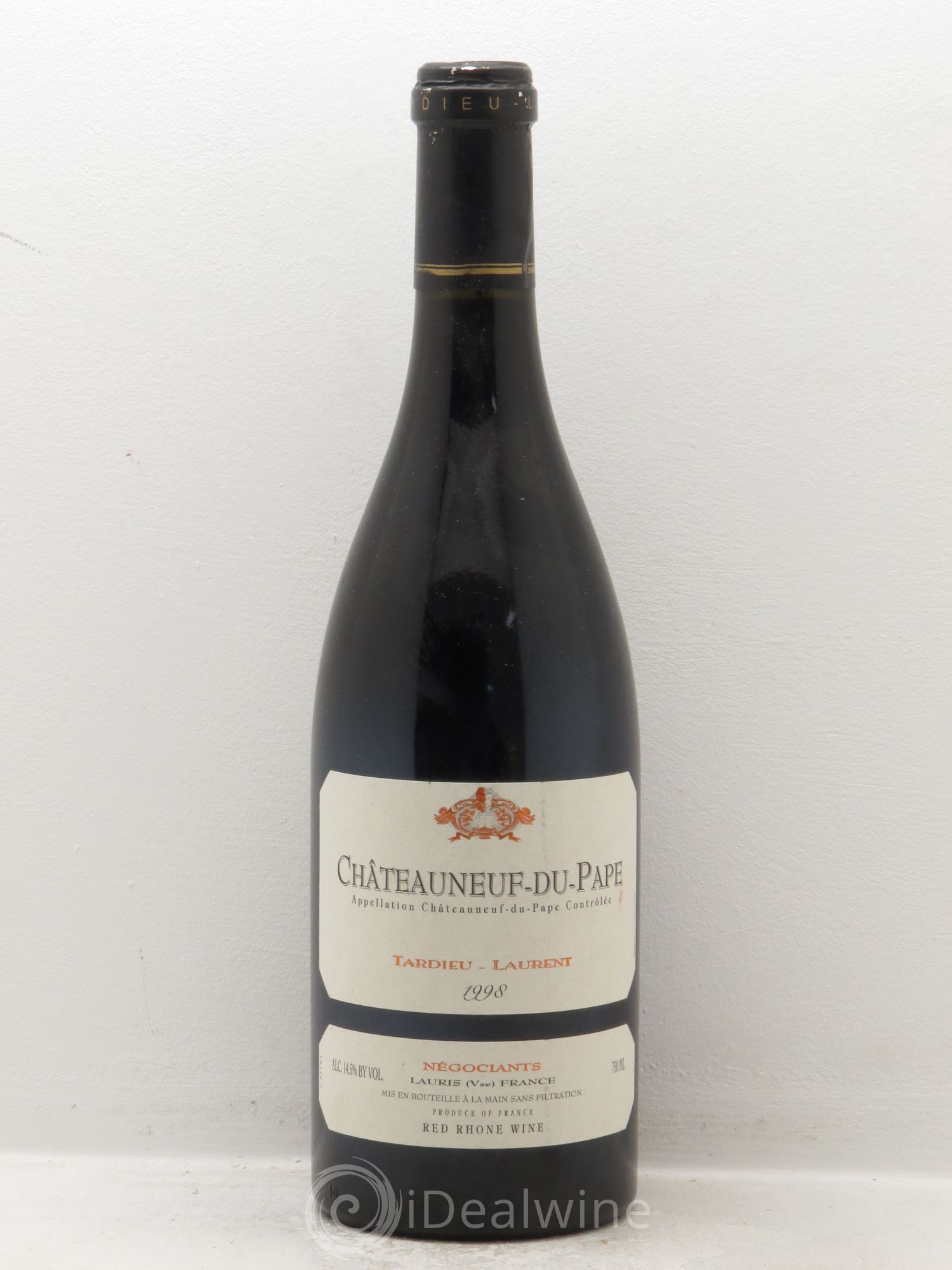 Châteauneuf-du-Pape Domaine Tardieu-Laurent Famille Tardieu 1998 - Lot de 1 bouteille - 0