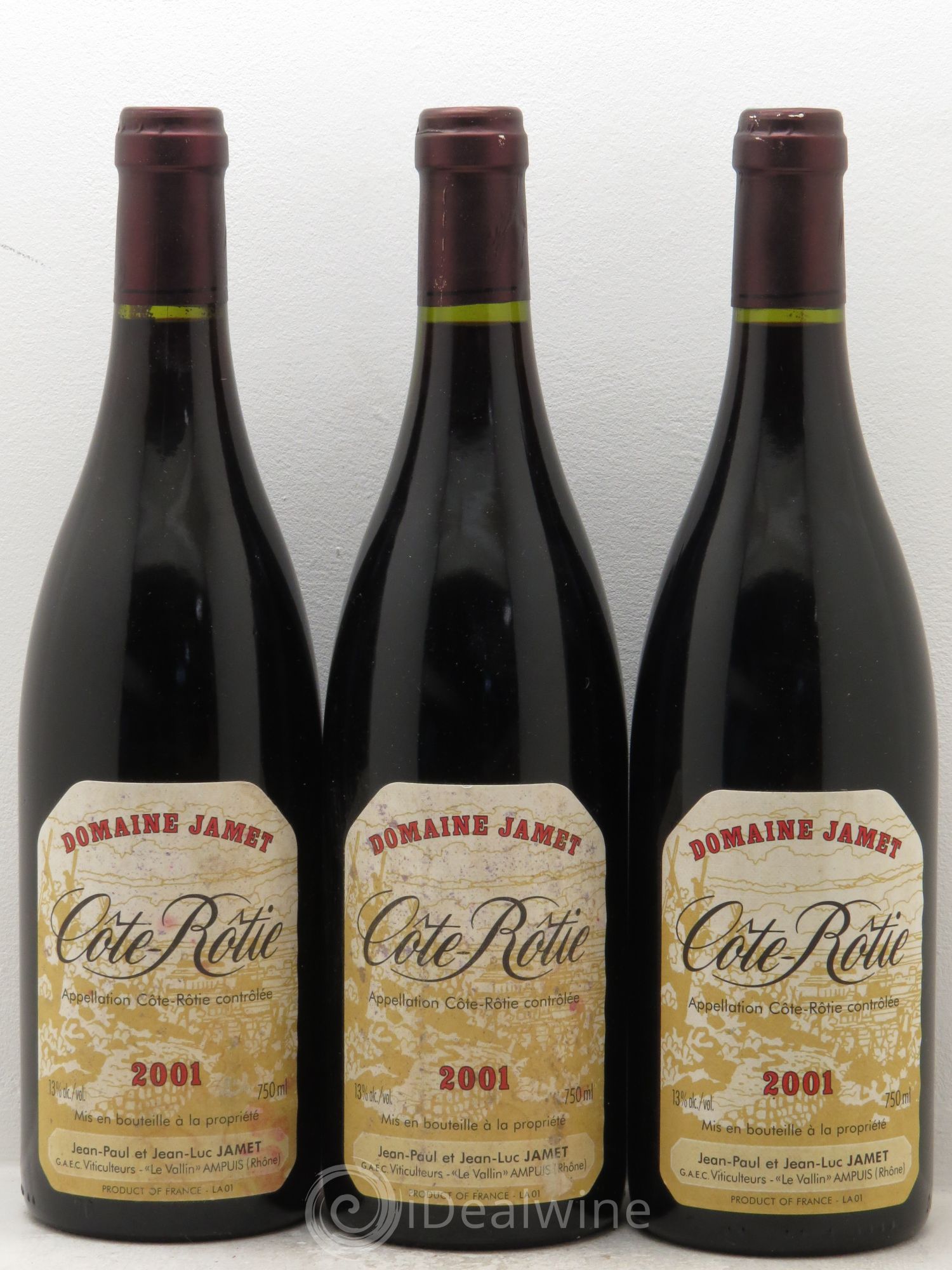 Côte-Rôtie Jamet (Domaine) 2001 - Lot de 3 bouteilles - 0