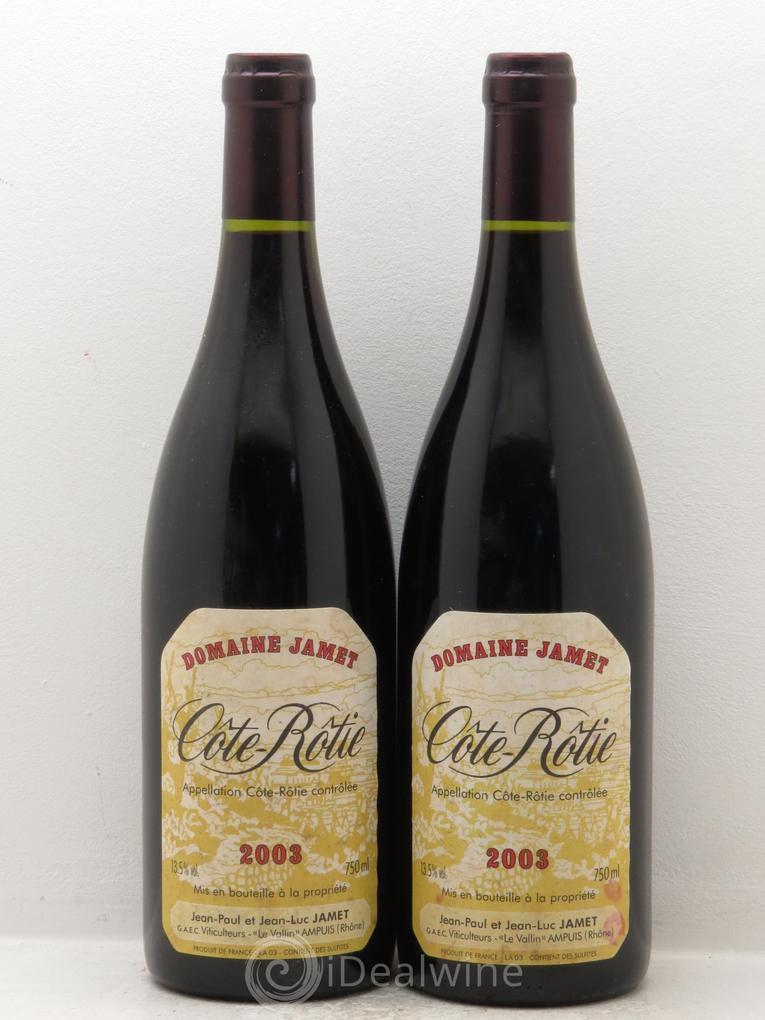 Côte-Rôtie Jamet (Domaine) 2003 - Lot de 2 bouteilles - 0