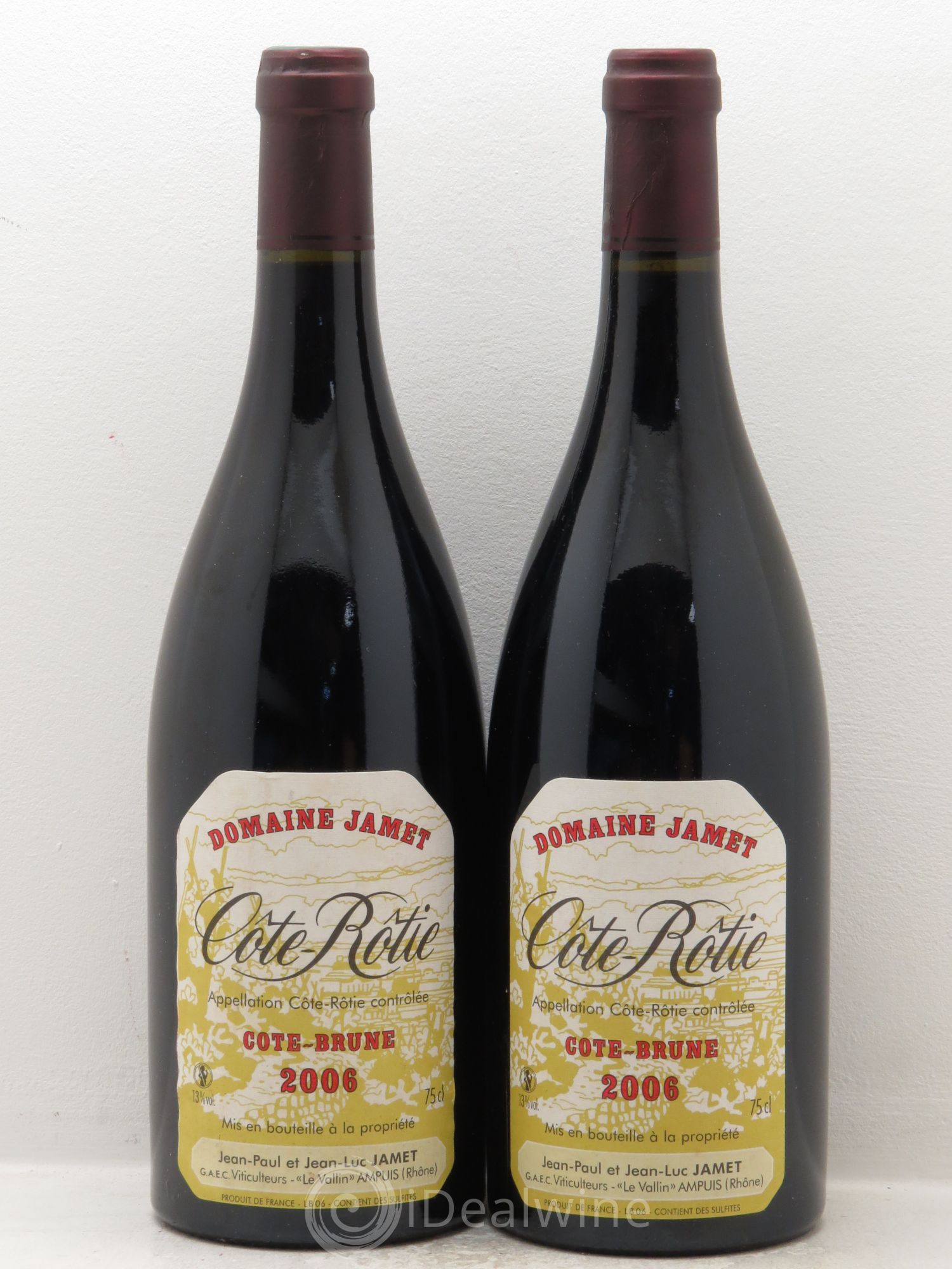 Côte-Rôtie Côte Brune Jamet (Domaine) 2006 - Lot de 2 bouteilles - 0