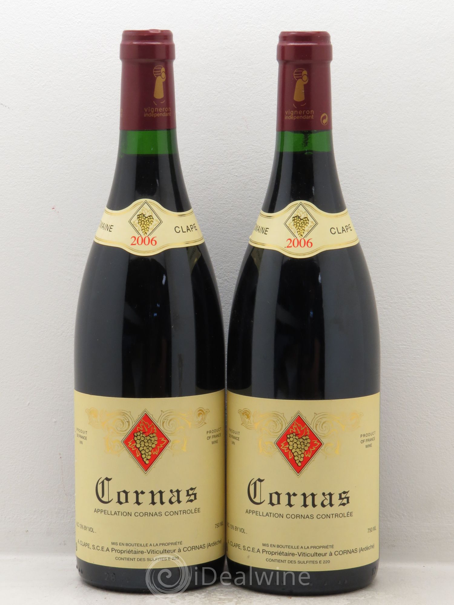 Cornas Auguste Clape 2006 - Lot de 2 bouteilles - 0