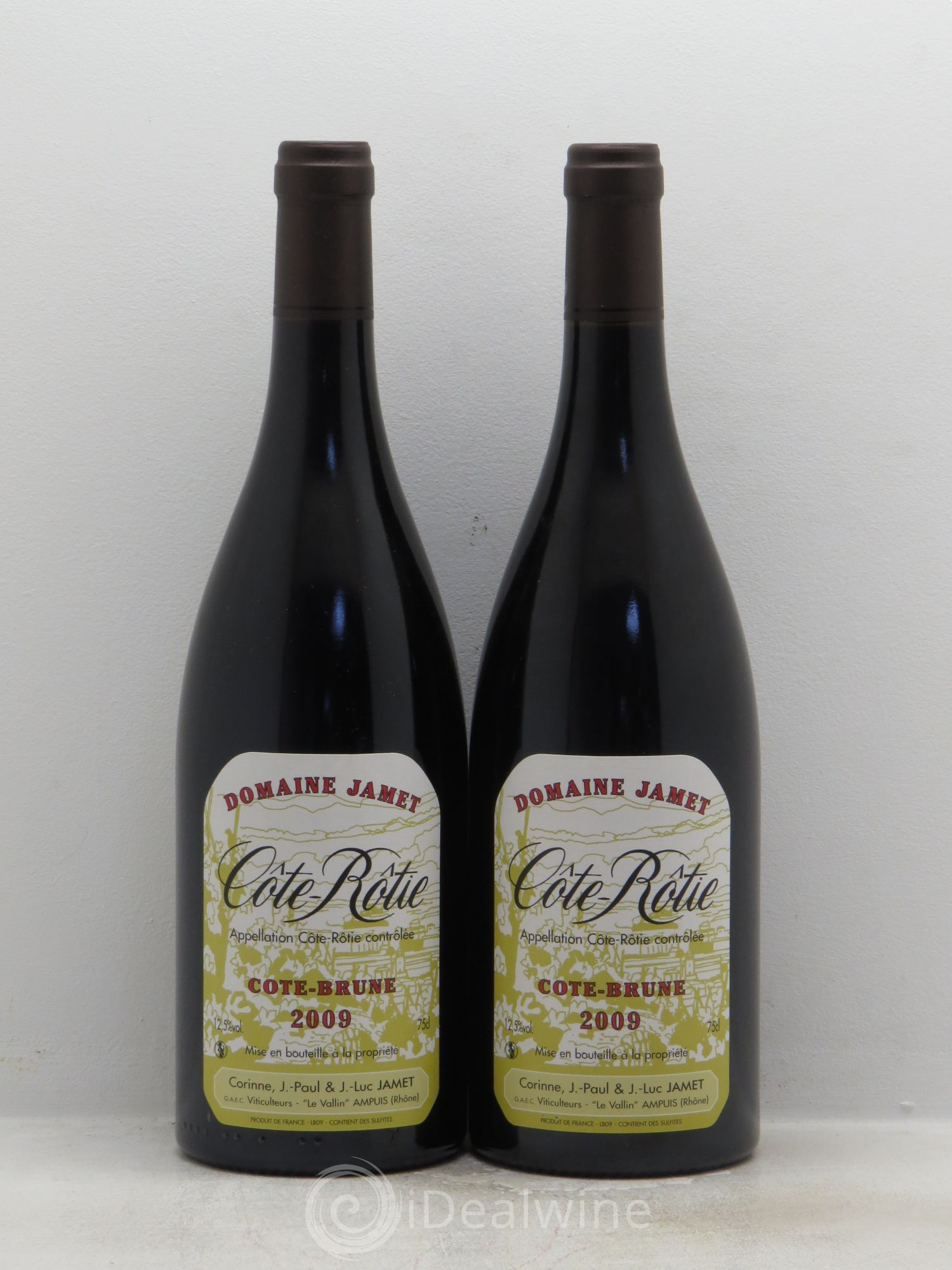 Côte-Rôtie Côte Brune Jamet (Domaine) 2009 - Lot de 2 bouteilles - 0