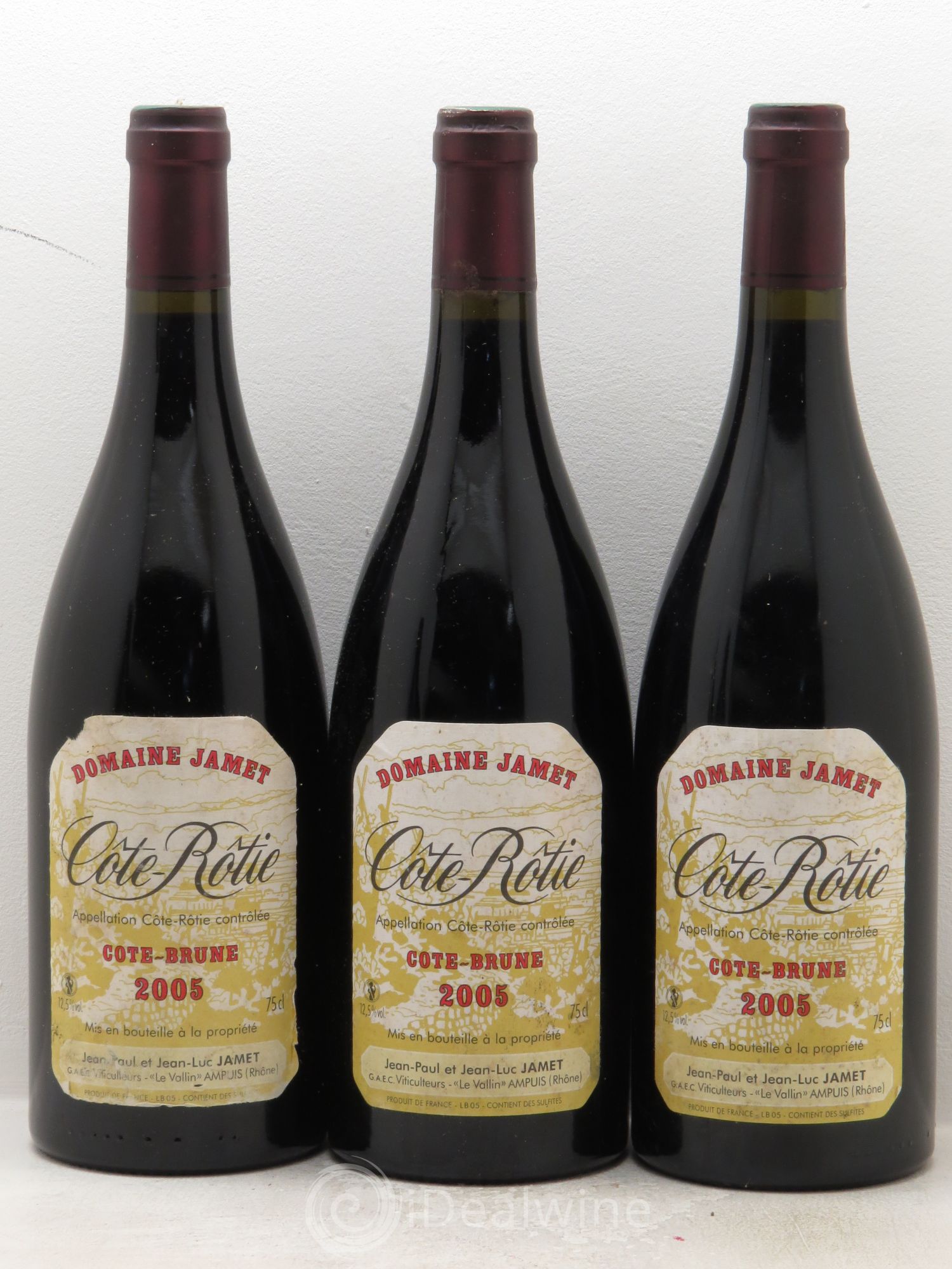 Côte-Rôtie Côte Brune Jamet (Domaine) 2005 - Lot de 3 bouteilles - 0