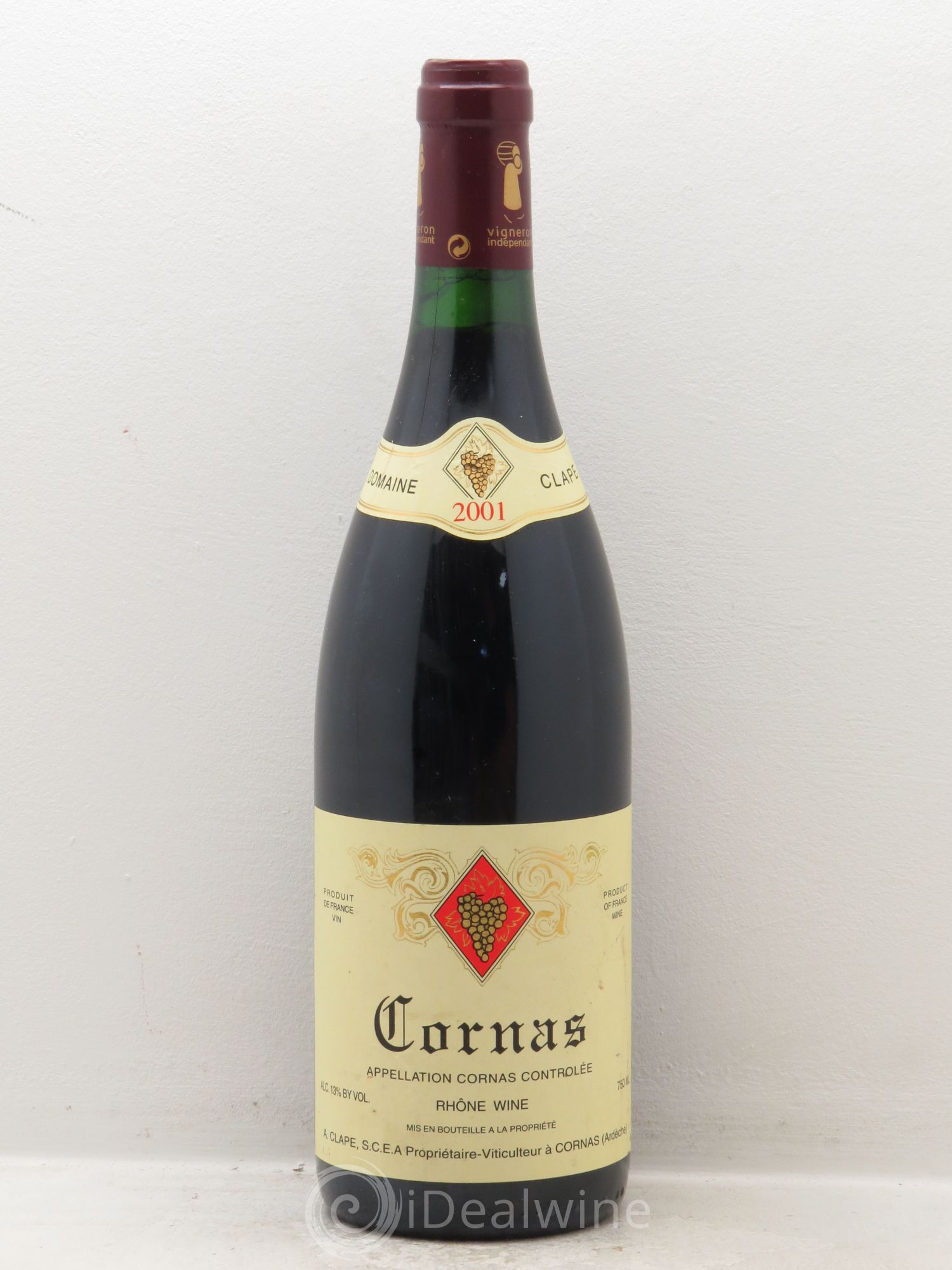Cornas Auguste Clape 2001 - Lot de 1 bouteille - 0