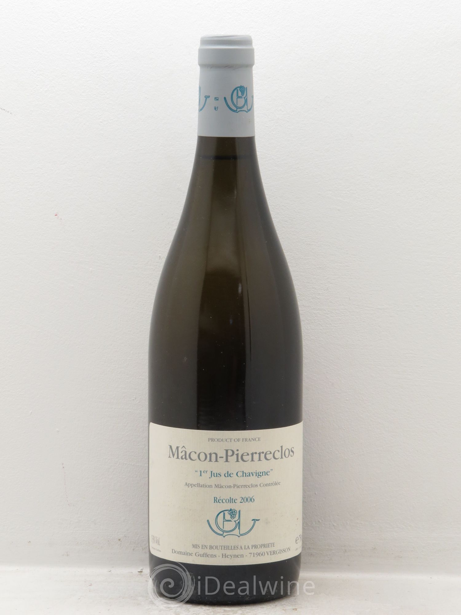 Mâcon Pierreclos 1er jus de Chavigne Domaine Guffens Heynen 2006 - Posten von 6 Flaschen - 0