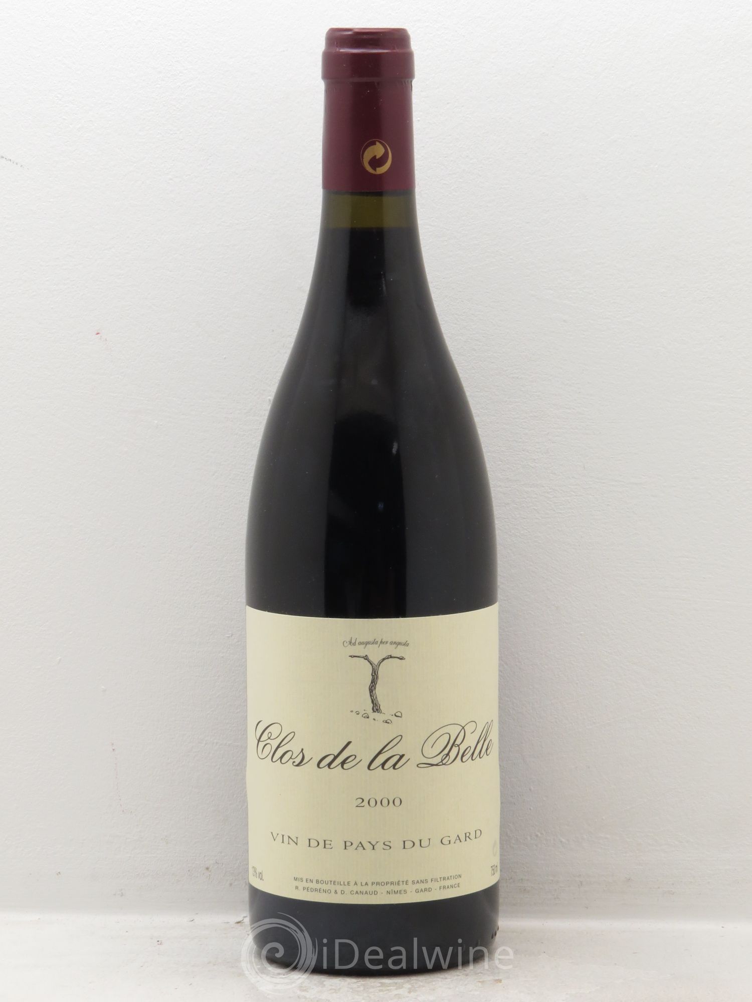 Gard Roc d'Anglade Rémy Pédréno Clos de la Belle 2000 - Lot de 6 bouteilles - 0