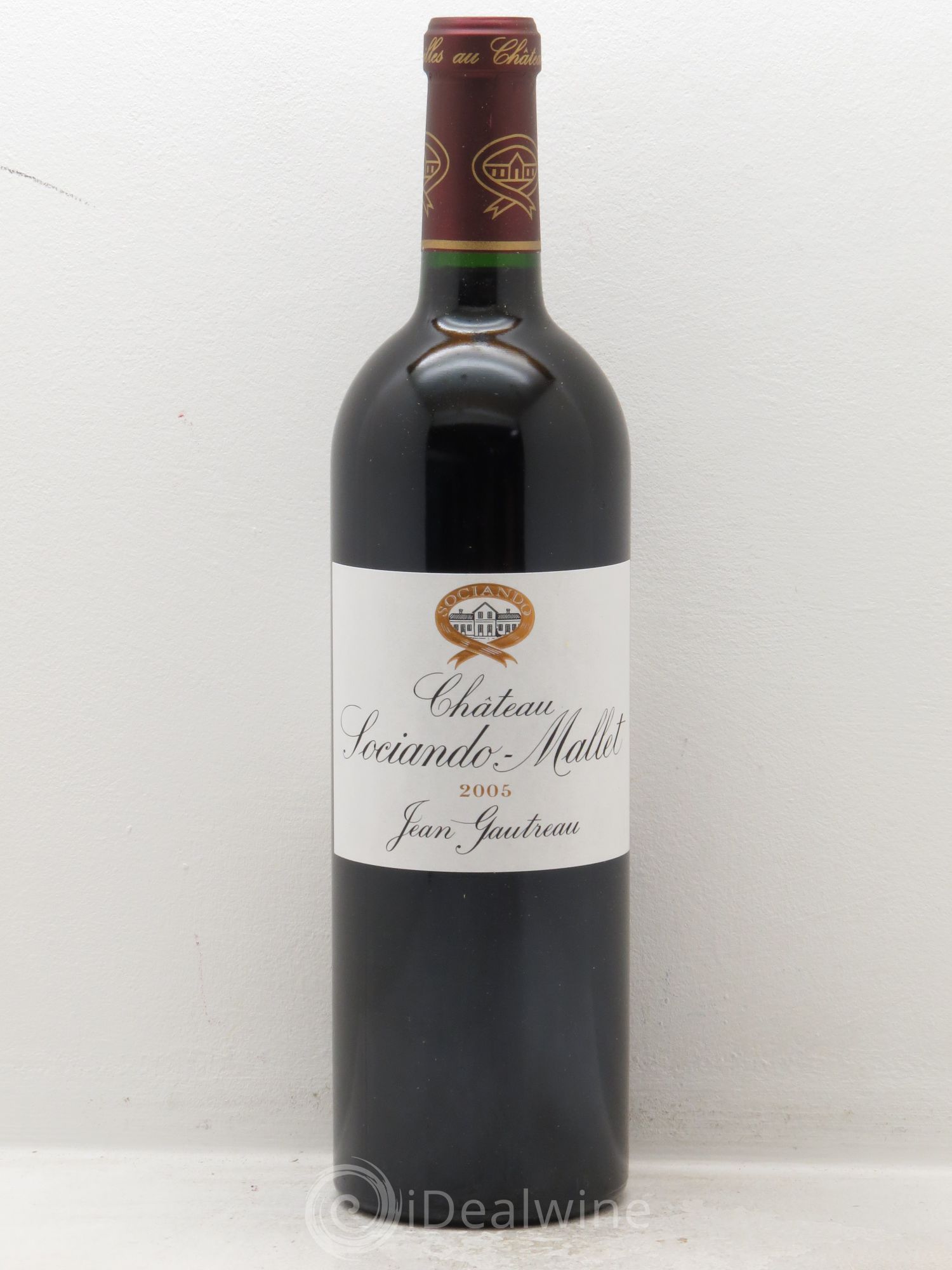 Château Sociando Mallet 2005 - Lot de 12 bouteilles - 0