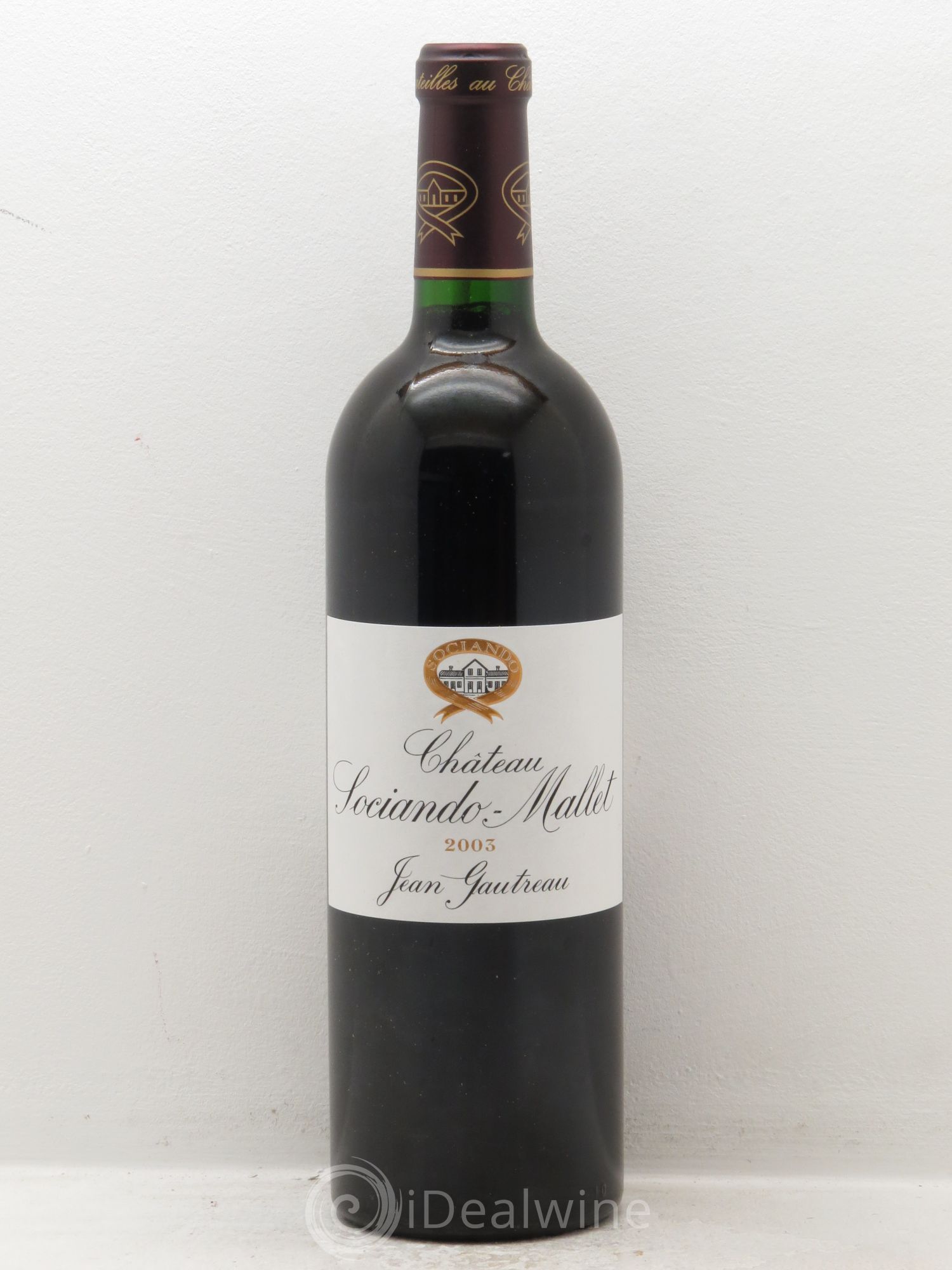 Château Sociando Mallet 2003 - Lot de 12 bouteilles - 0