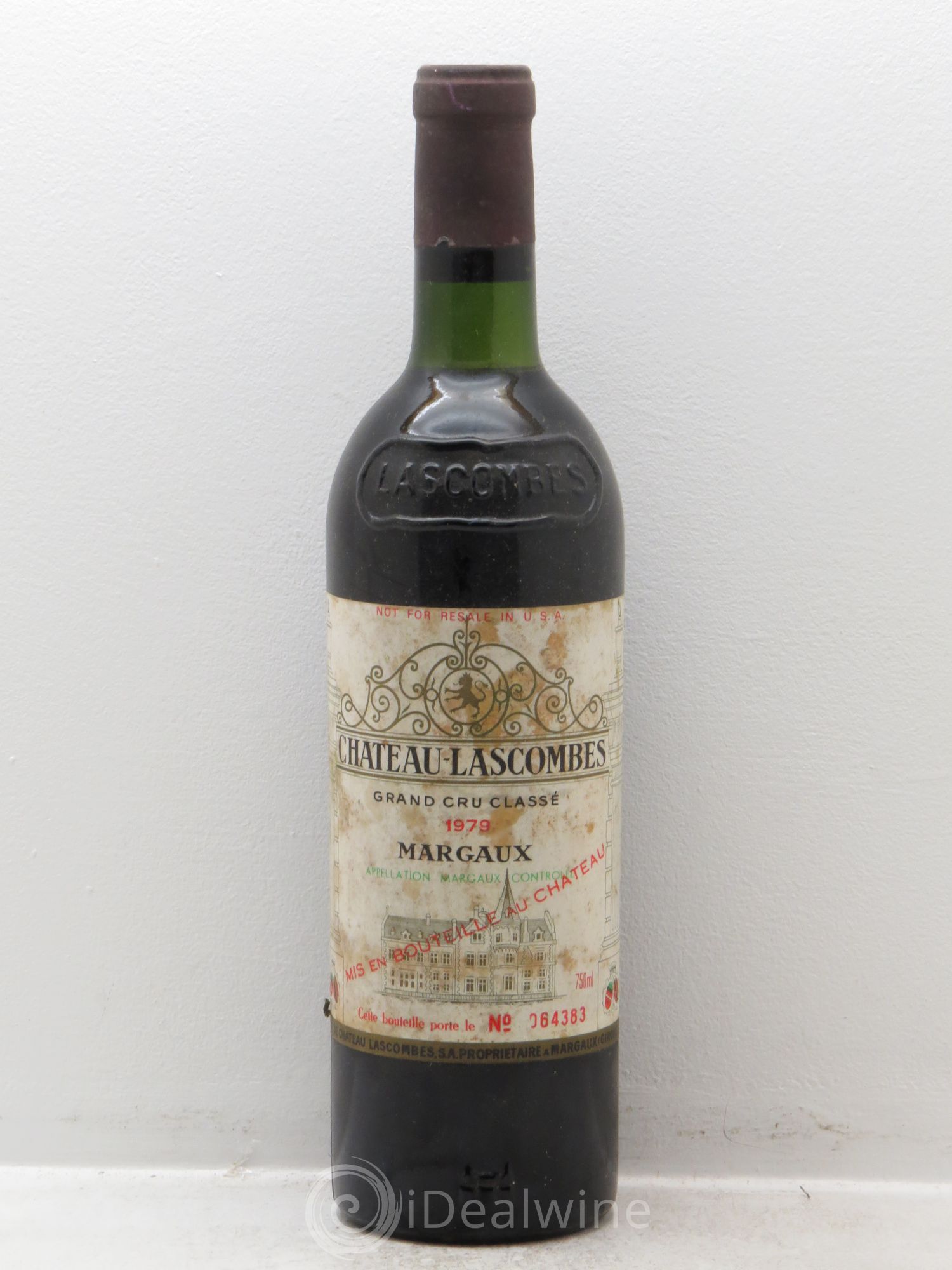 Château Lascombes 2ème Grand Cru Classé 1979 - Lot de 1 bouteille - 0