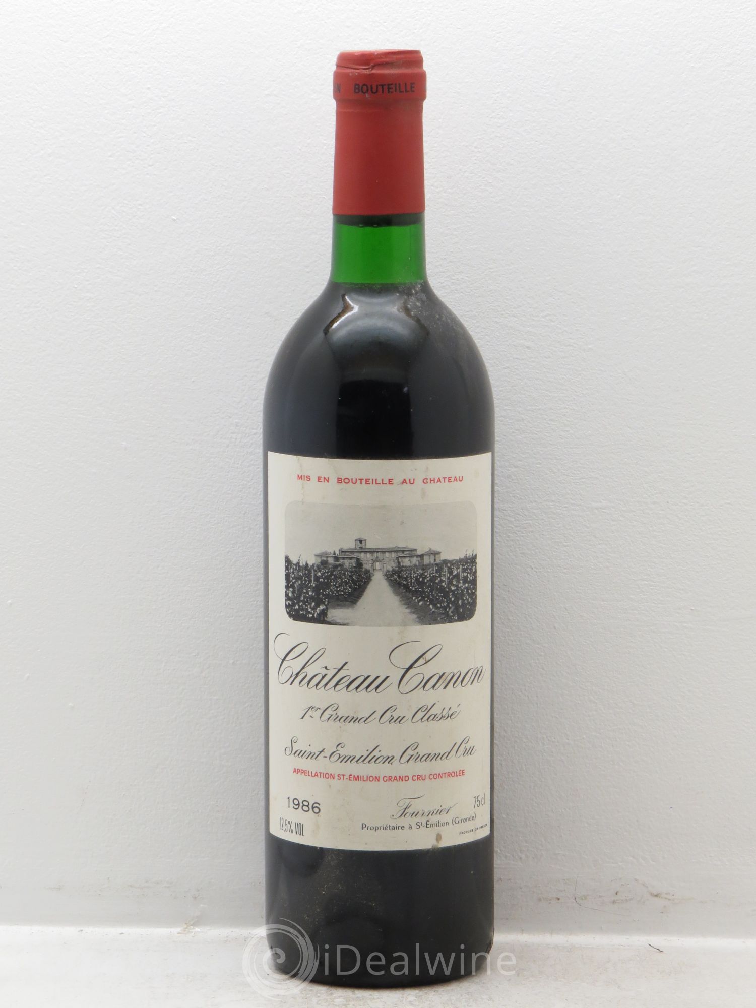 Château Canon 1er Grand Cru Classé B 1986 - Lot de 1 bouteille - 0
