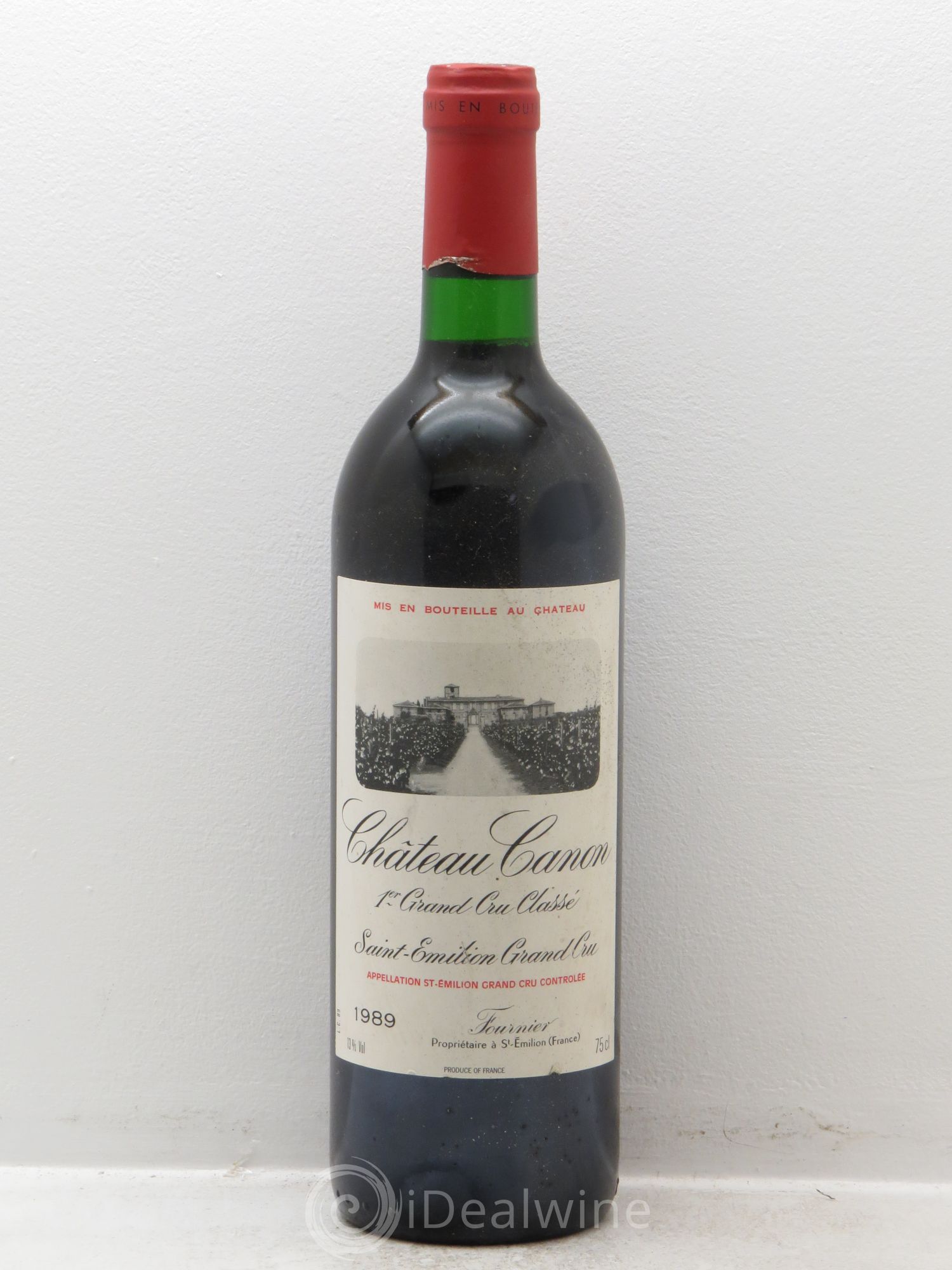 Château Canon 1er Grand Cru Classé B 1989 - Lot de 1 bouteille - 0