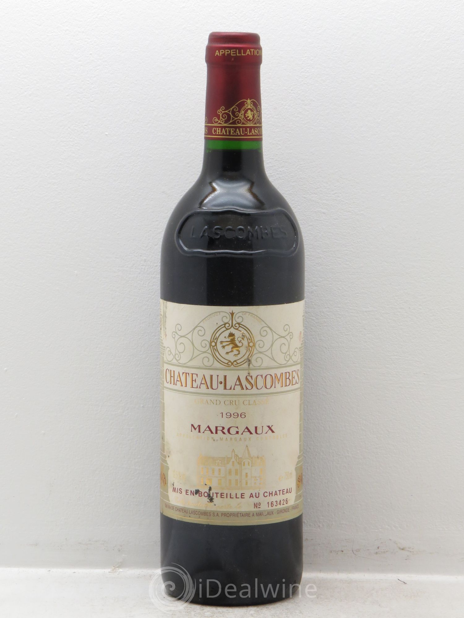 Château Lascombes 2ème Grand Cru Classé 1996 - Lot de 1 bouteille - 0