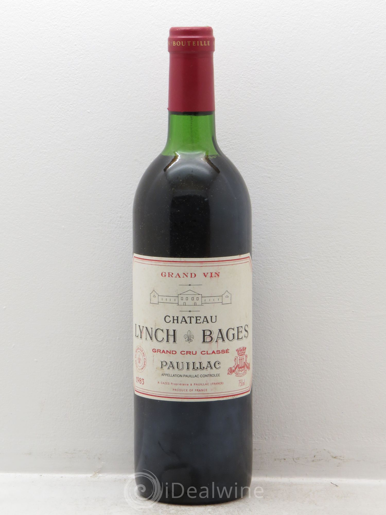 Château Lynch Bages 5ème Grand Cru Classé 1983 - Lot de 1 bouteille - 0