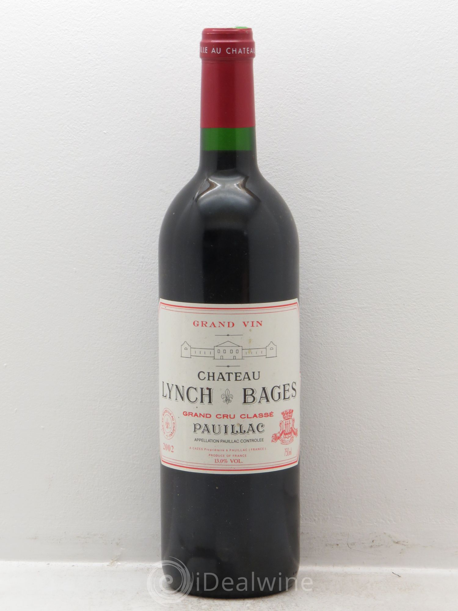 Château Lynch Bages 5ème Grand Cru Classé 2002 - Lot de 1 bouteille - 0