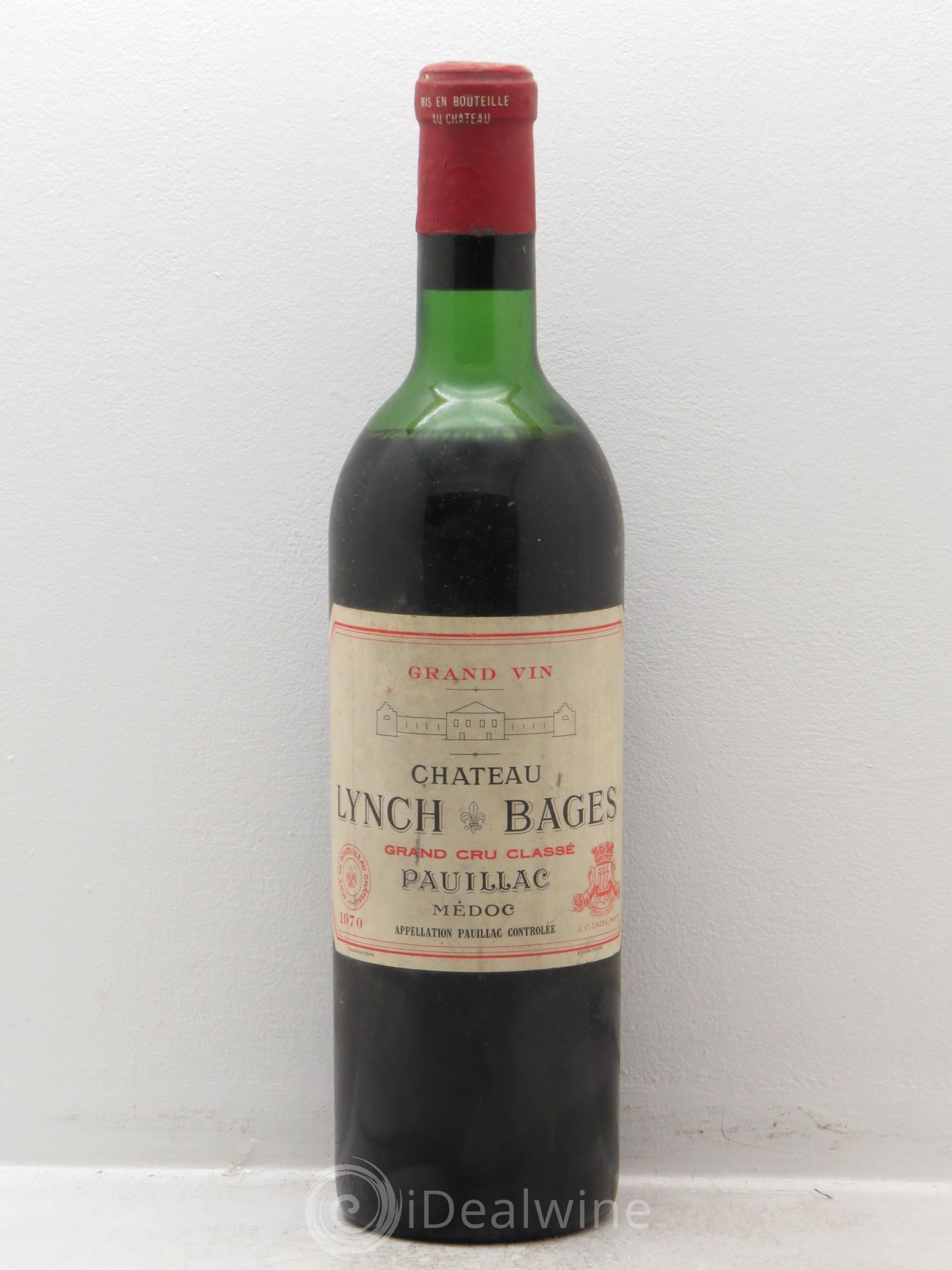 Château Lynch Bages 5ème Grand Cru Classé 1970 - Lot de 1 bouteille - 0