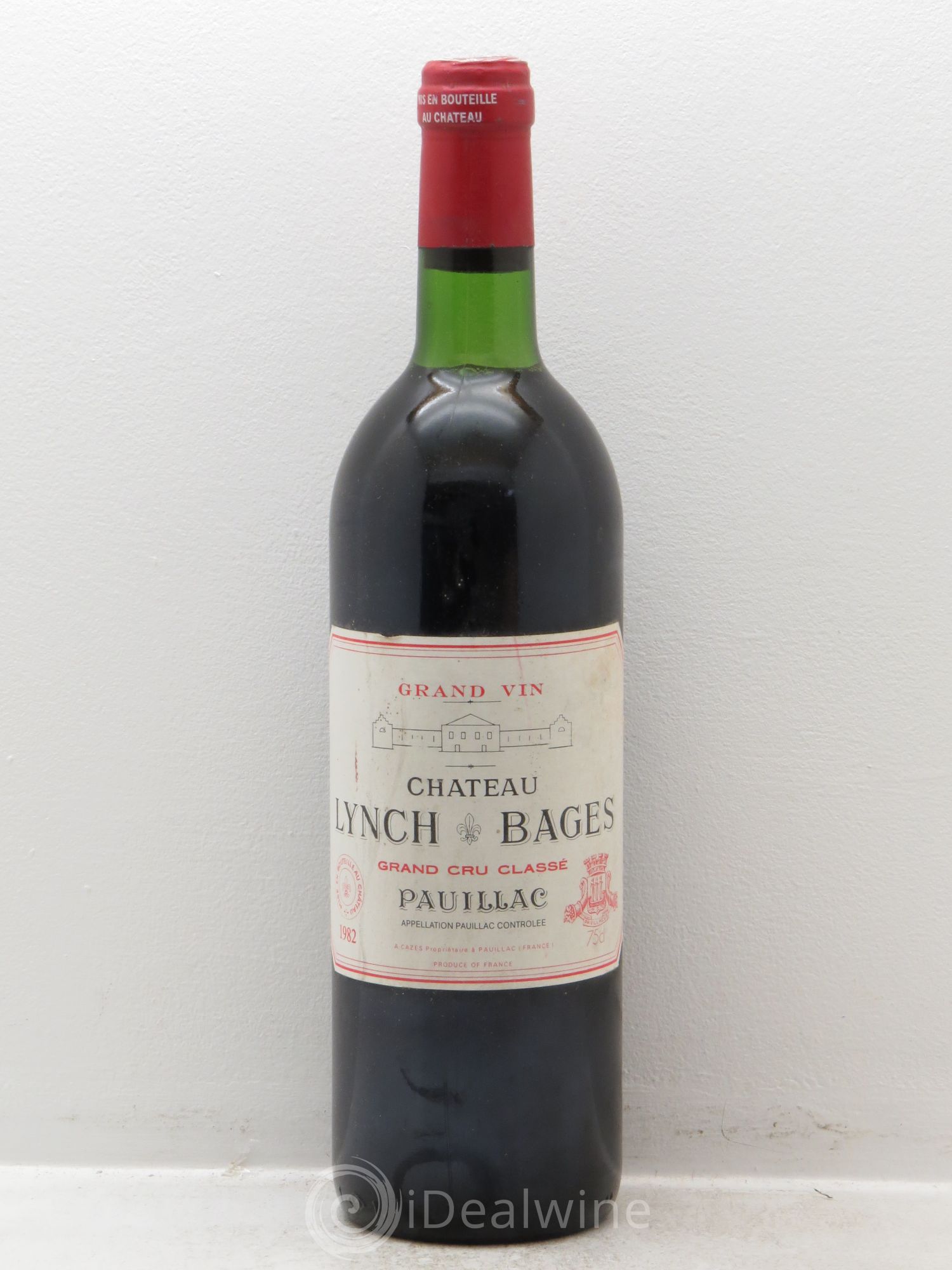 Château Lynch Bages 5ème Grand Cru Classé 1982 - Lot de 1 bouteille - 0