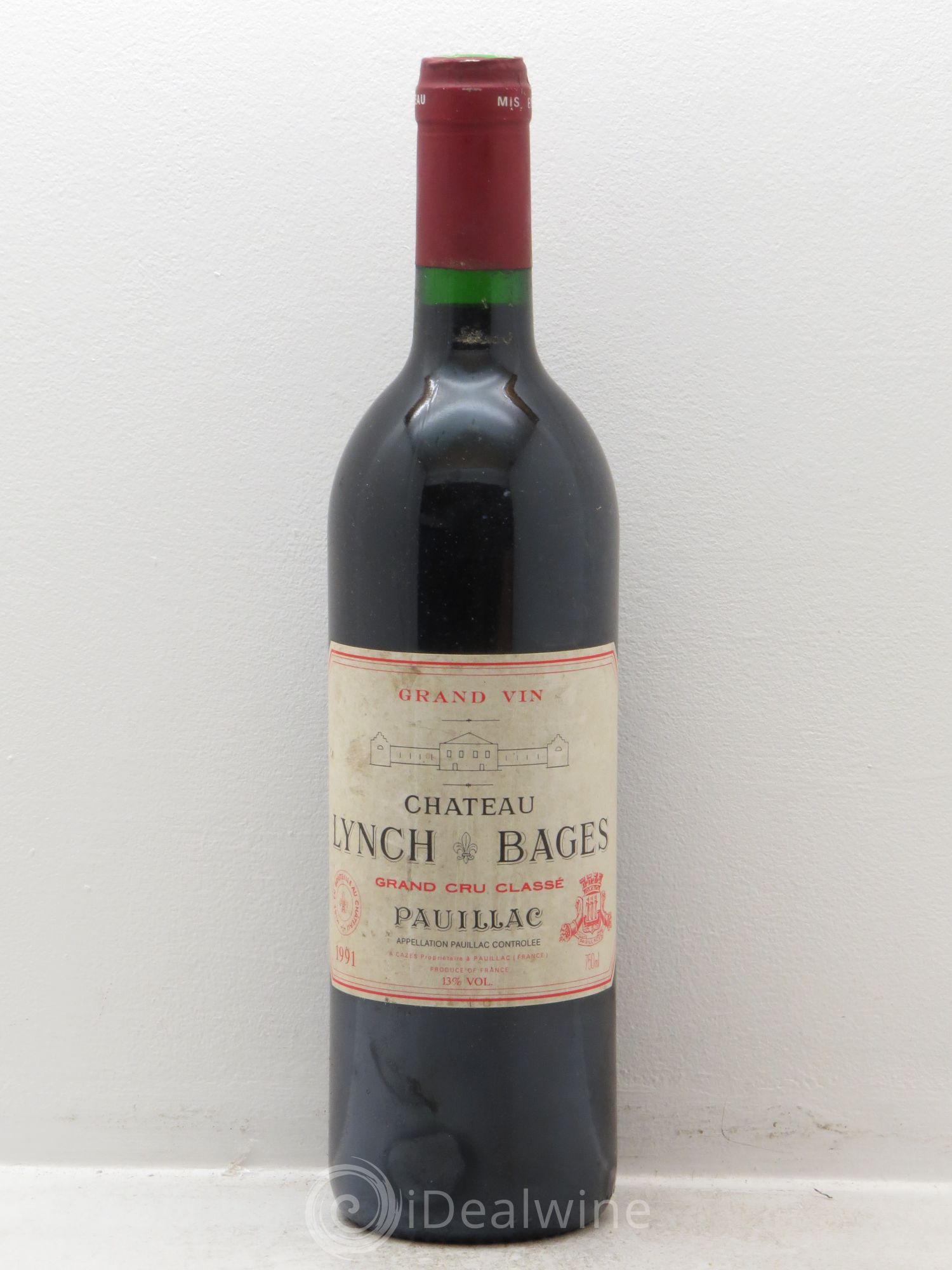 Château Lynch Bages 5ème Grand Cru Classé 1991 - Lot de 1 bouteille - 0